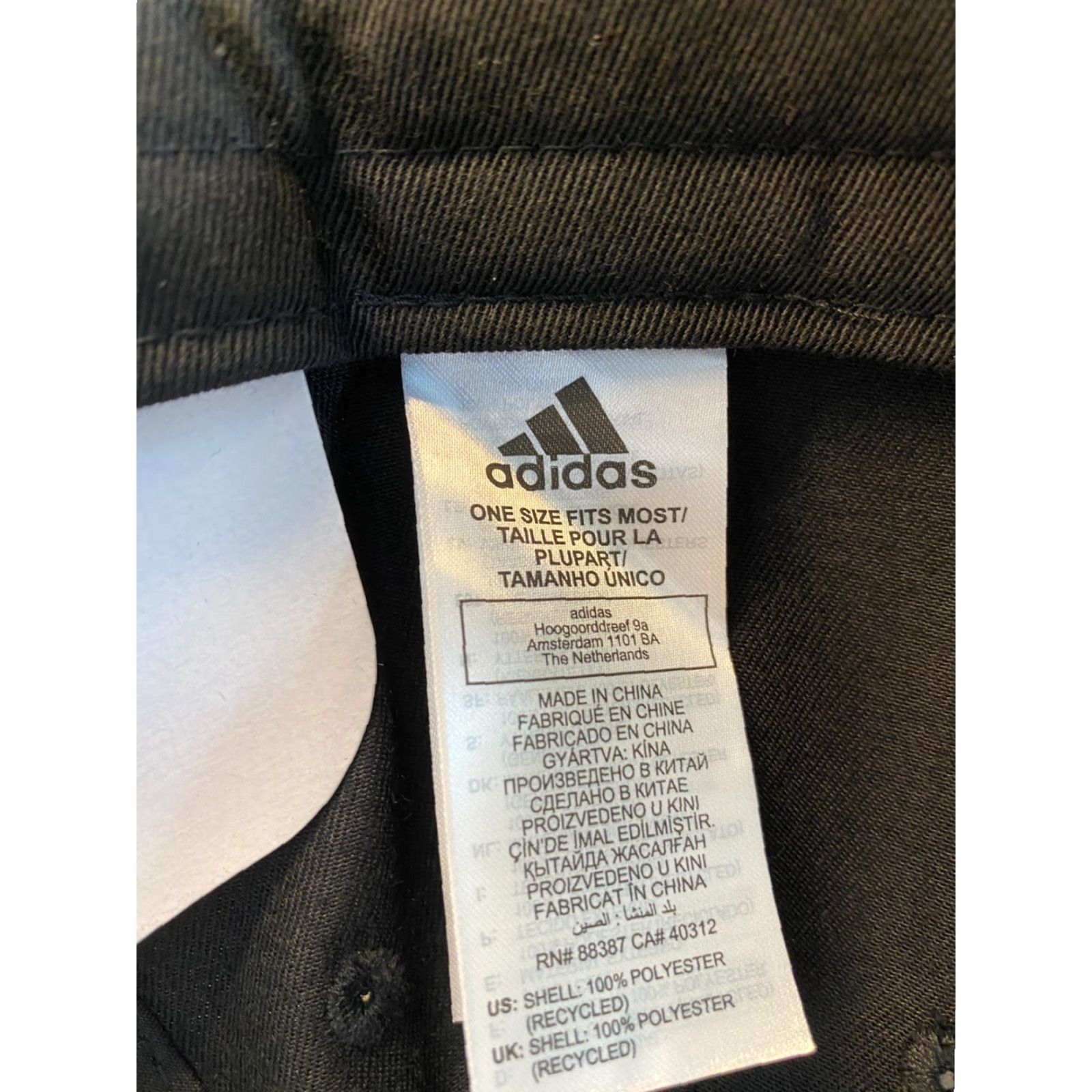 Adidas Wagmi United Adidas Hat Adult One Size Black Snapback Football Soccer SnowFro Size ONE SIZE - 8 Thumbnail