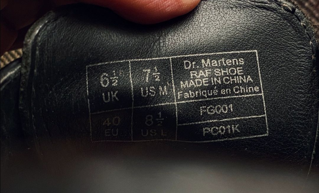 Raf Simons Raf simons co-branded Dr. Martens 2009SS black brogues Size US 7.5 / EU 40-41 - 8 Thumbnail