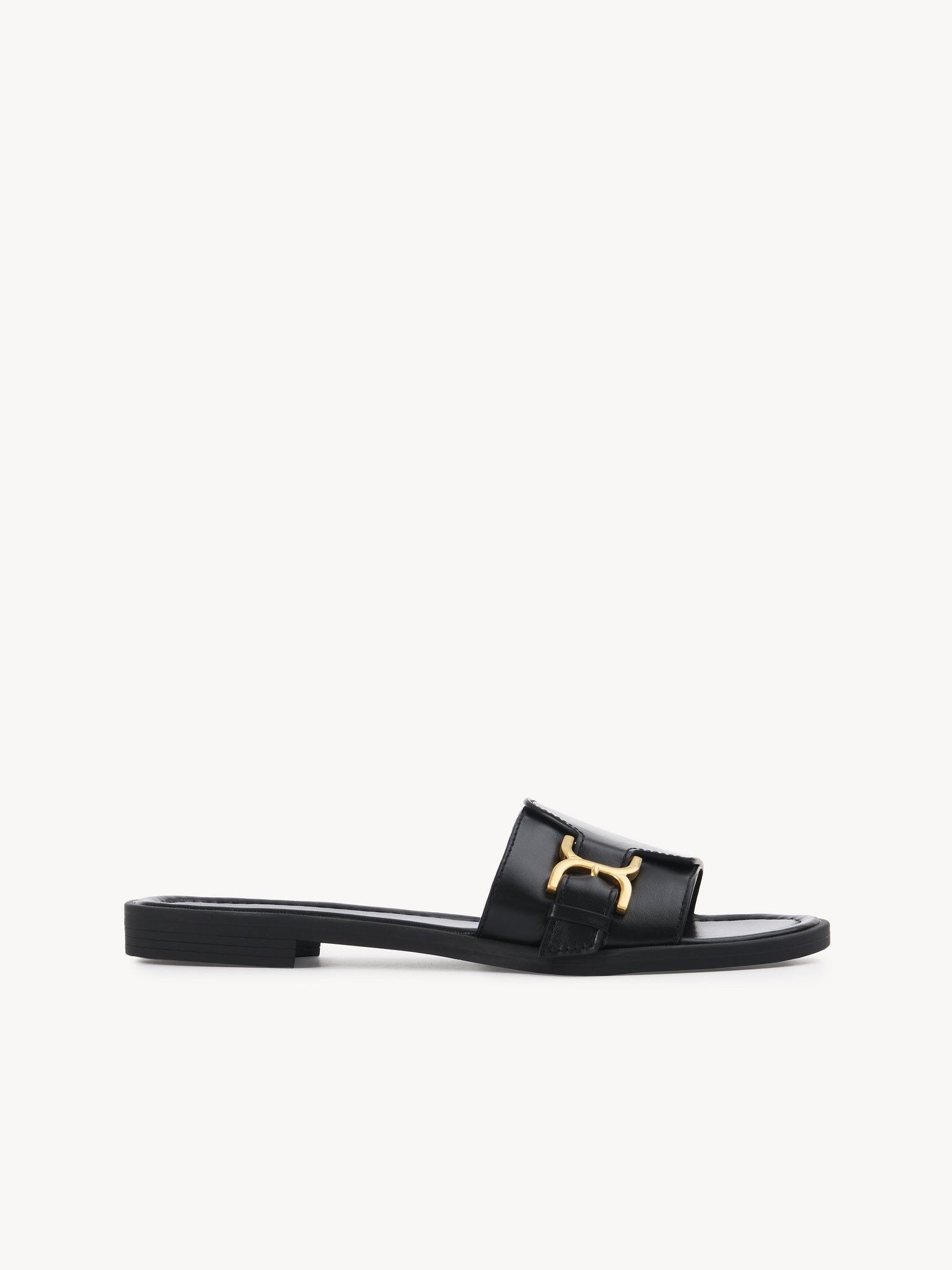 Chloe oc11z0625 Marcie Slides in Black Size US 8 / IT 38 - 1 Thumbnail