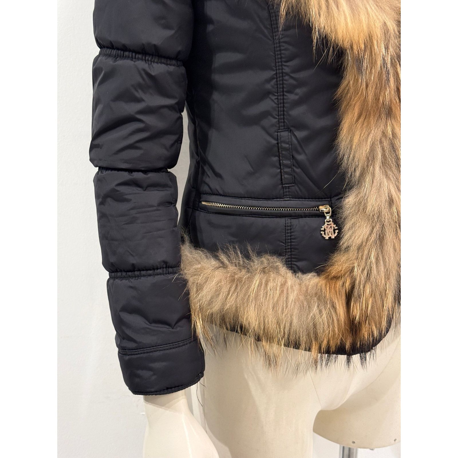 Roberto Cavalli 2000s Roberto Cavalli racoon fur puffer jacket Size S / US 4 / IT 40 - 3 Thumbnail