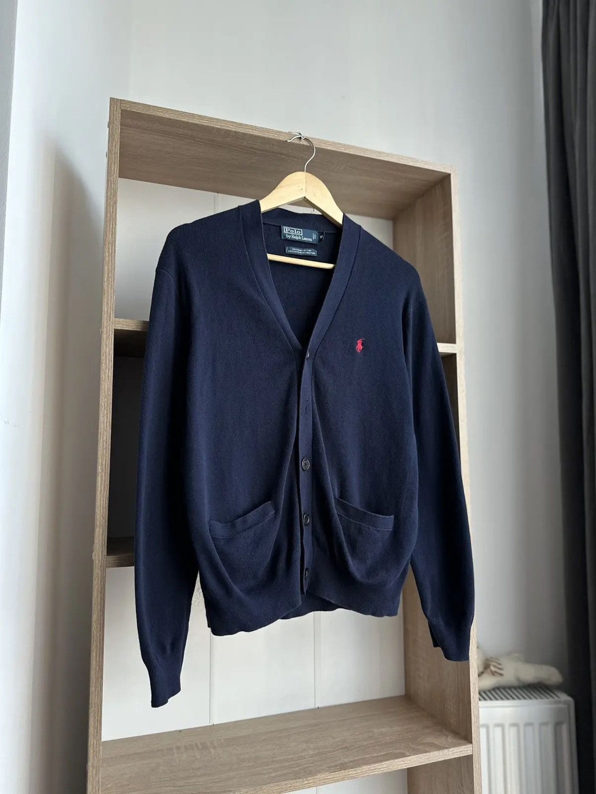 Polo Ralph Lauren × Vintage Vintage Polo Ralph Lauren Cardigan PRL Big Logo Size US M / EU 48-50 / 2 - 2 Thumbnail