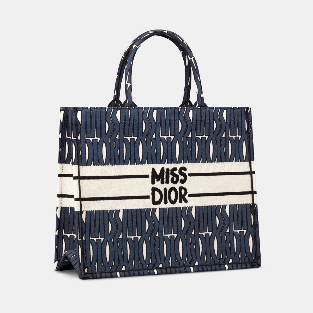Dior o1bcso1str0226 Size:OS/Large Book Tote in Blue/White Size ONE SIZE - 1 Thumbnail