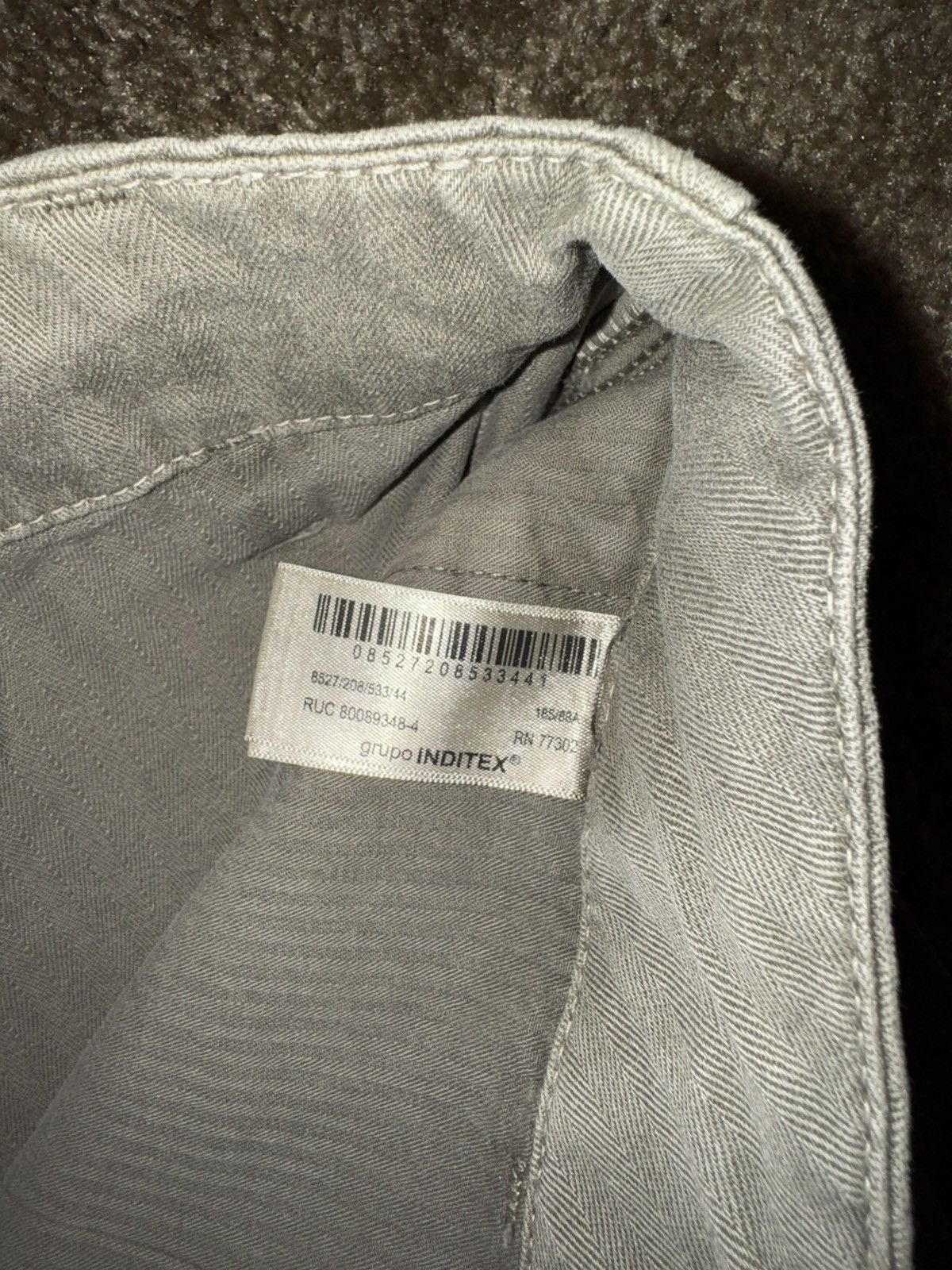 Zara Zara Khaki Green Washed Carpenter Pants Size US 34 / EU 50 - 6 Thumbnail