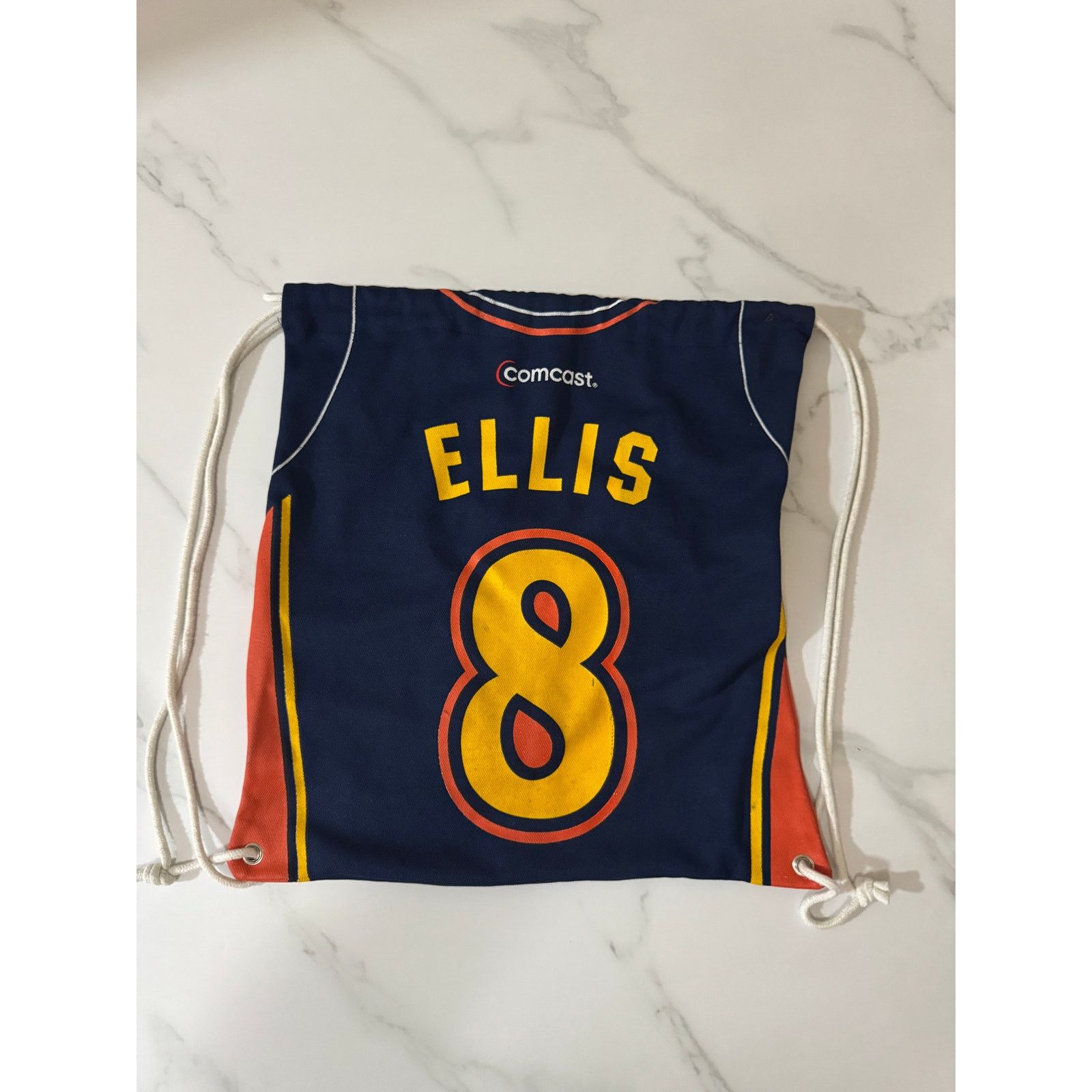 NBA Golden State Warriors Monte Ellis 8 Drawstring Backpack Size ONE SIZE - 4 Thumbnail