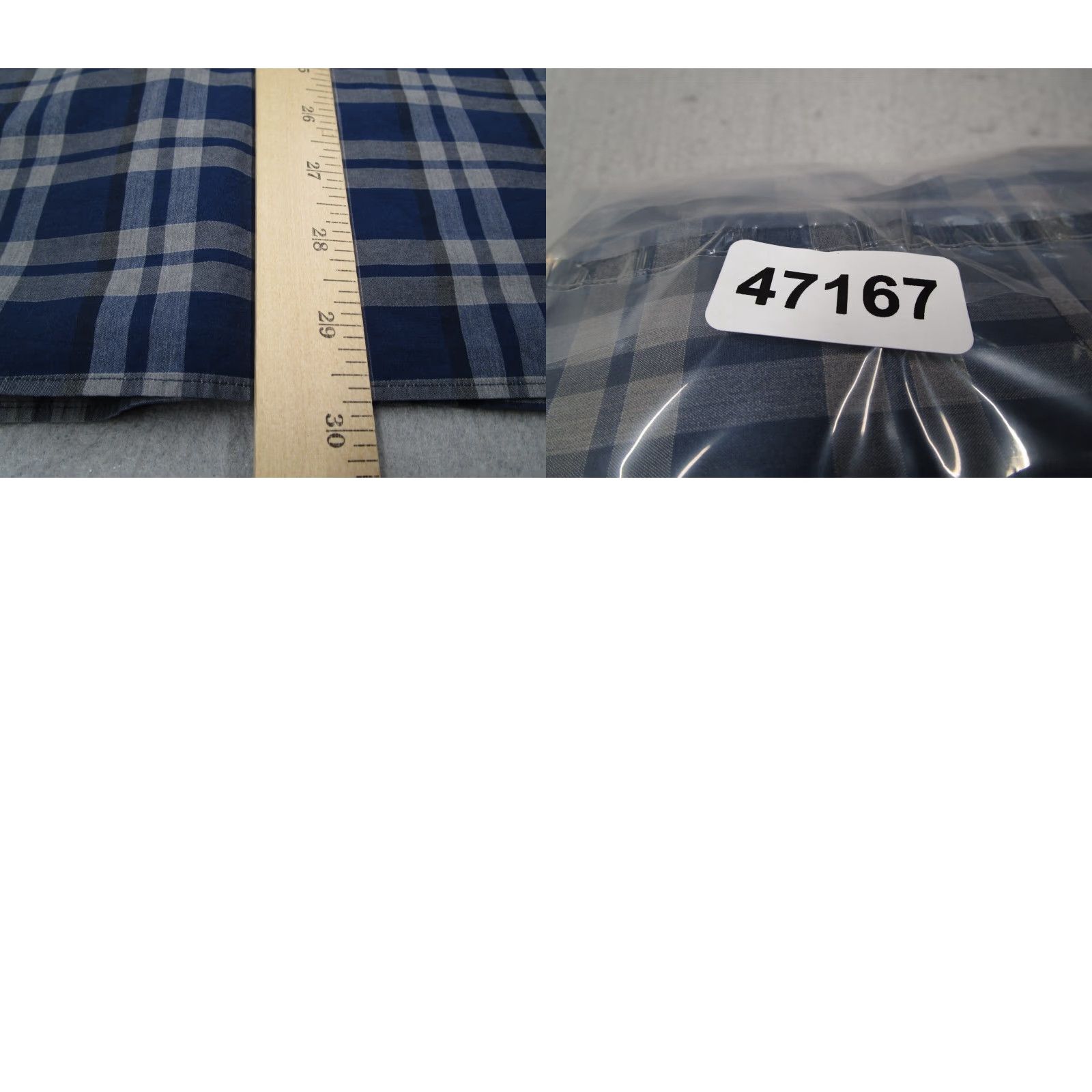 Todd Snyder Todd Snyder Dress Shirt Mens 17 34 Blue Check Long Sleeve Button Up Classic Fit 100% Cotton Size 34R - 8 Thumbnail
