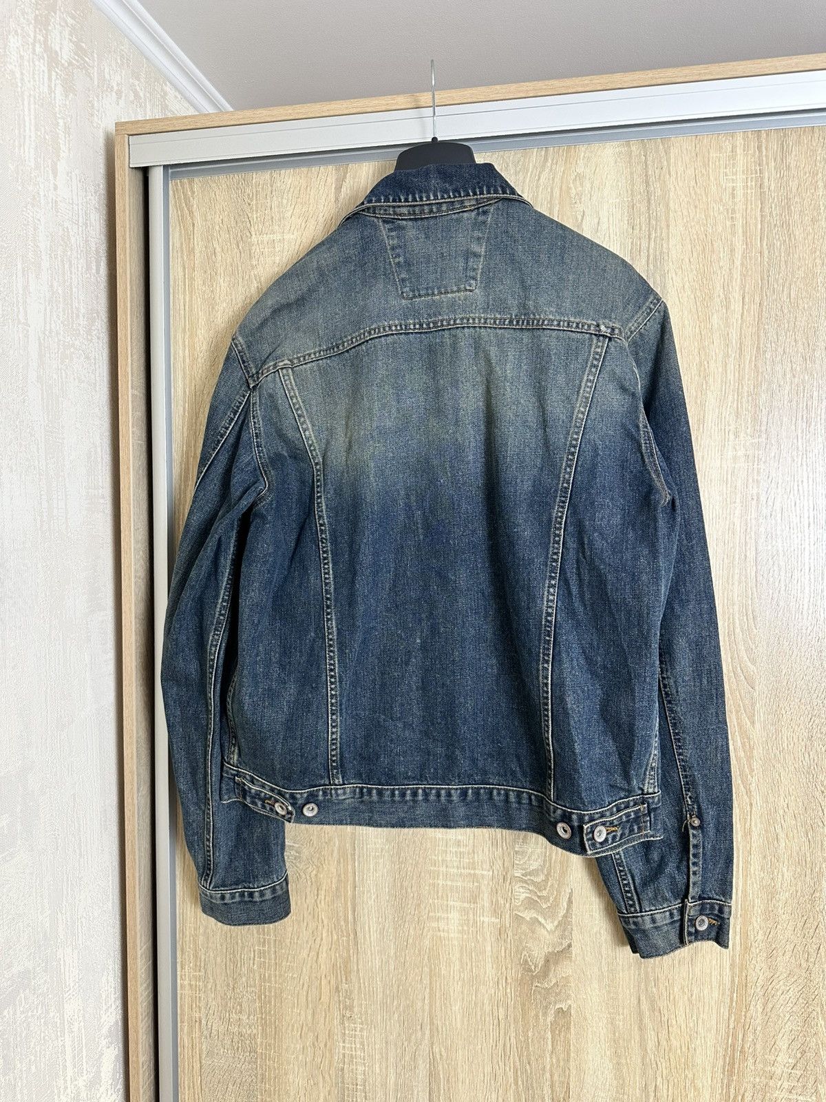 John Varvatos 🔥 John Varvatos Vintage Denim Jacket Collection Design Y2K Size US L / EU 52-54 / 3 - 10 Thumbnail