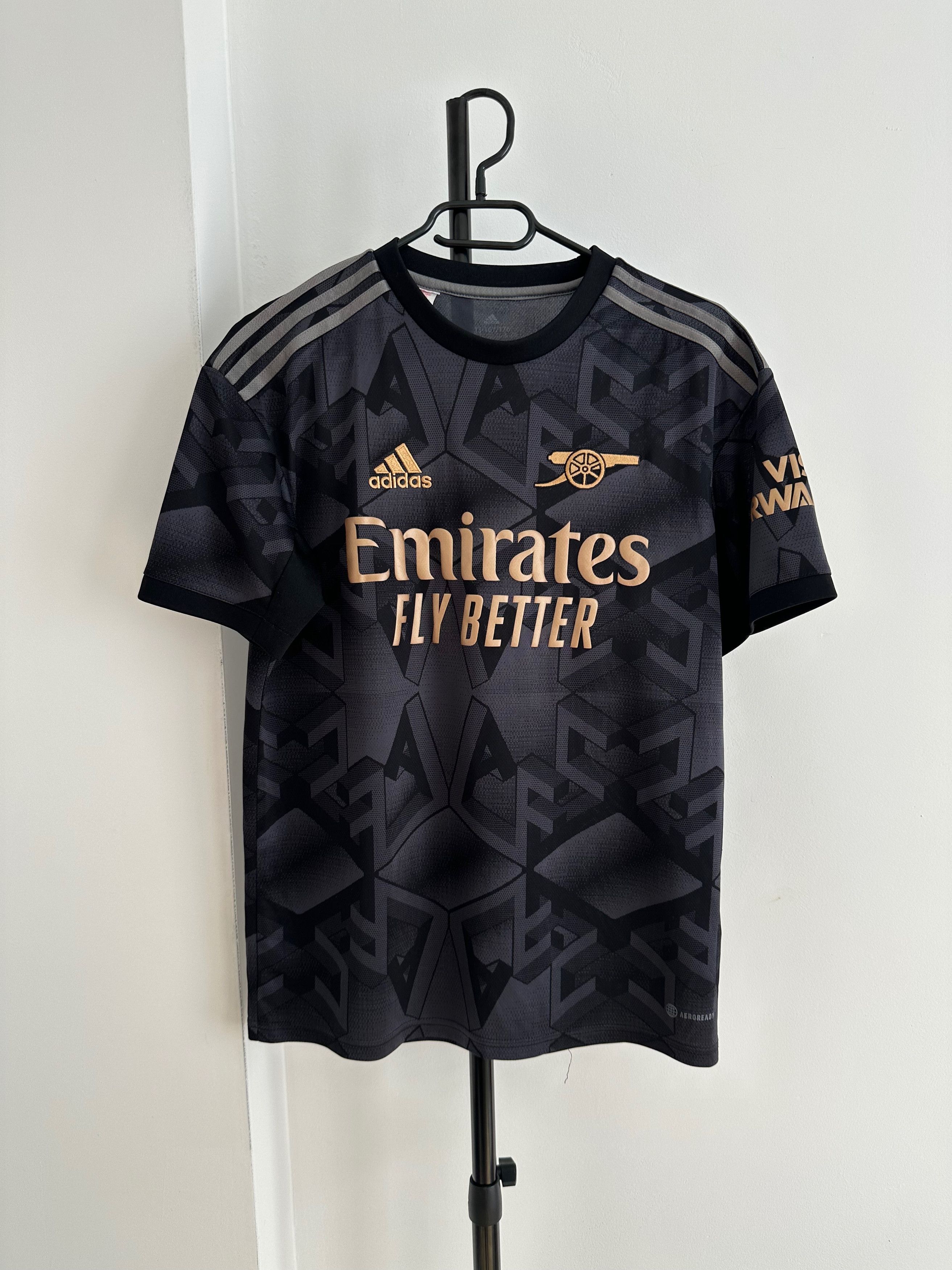 Adidas 2022 Adidas Arsenal Away 11 Martinelli Young jersey soccer Size US S / EU 44-46 / 1 - 2 Thumbnail