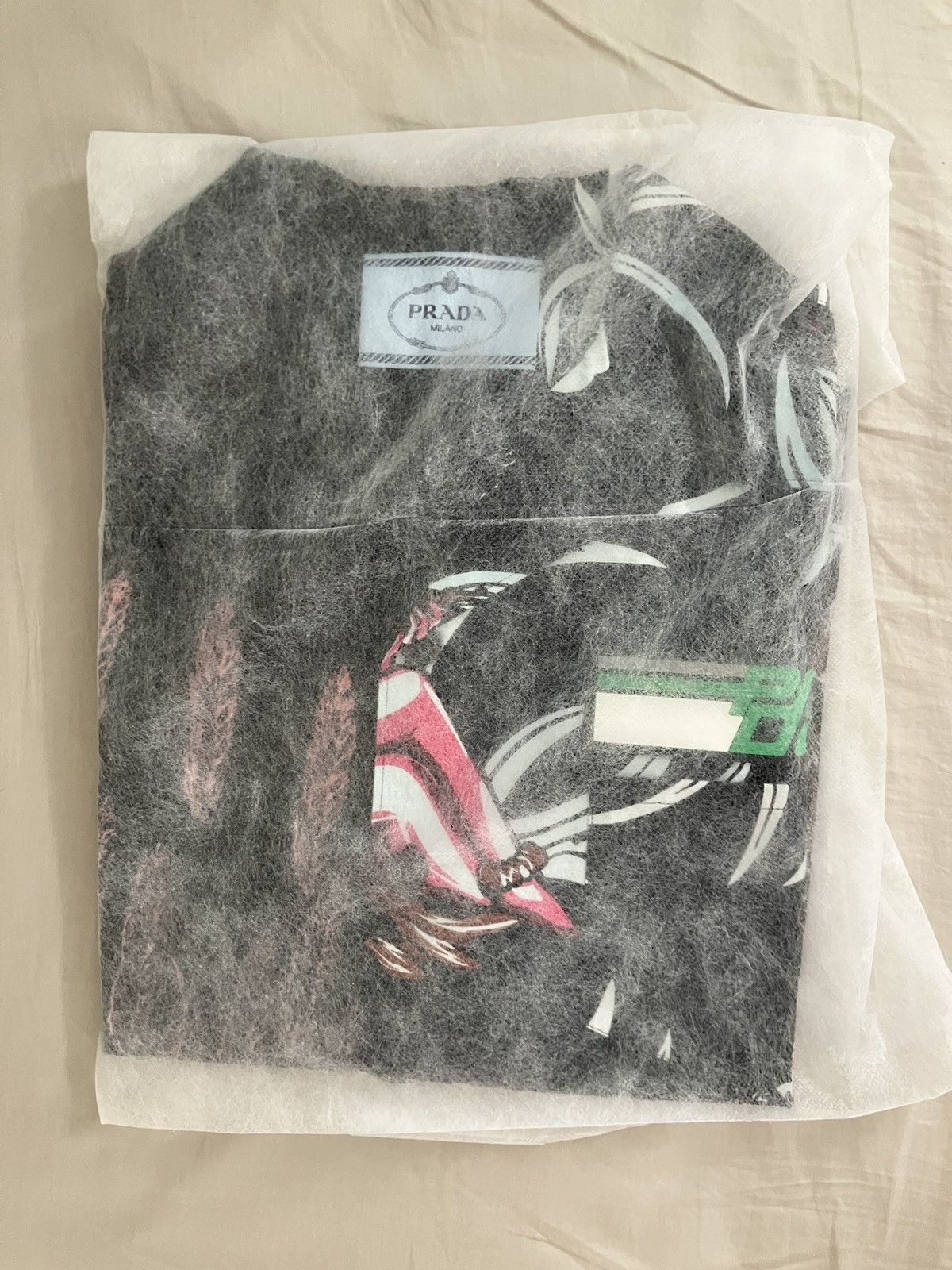 Prada Plada Double Match SS18 Heavyweight Poplin Bowling Shirts Size US S / EU 44-46 / 1 - 10 Thumbnail
