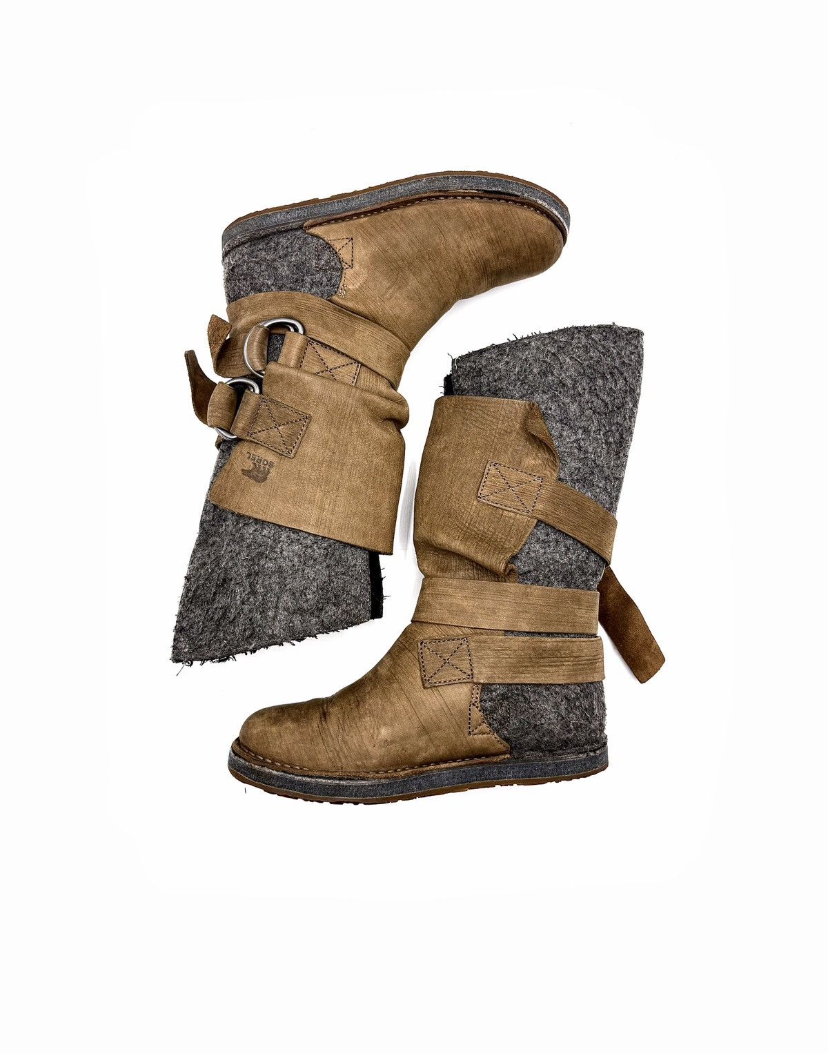 SOREL Sorel Crater Chipahko Wool & Leather Winter Boots Size US 8.5 / EU 41-42 - 5 Thumbnail