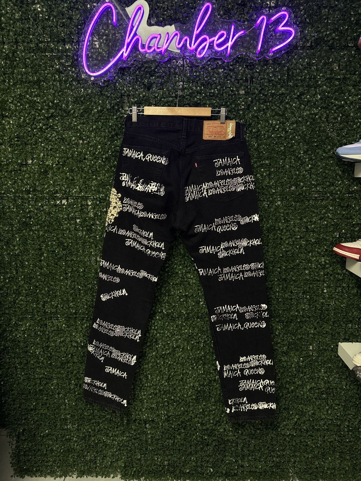 DENIM TEARS Denim Tears black all over Size US 34 / EU 50 - 2 Thumbnail