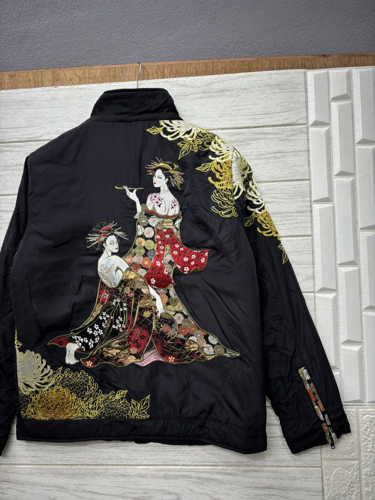 Kapital 🔥JAPANESE TRADITION GEISHA EMBROIDERY NYLON LIGHT JACKET Size US S / EU 44-46 / 1 - 3 Thumbnail