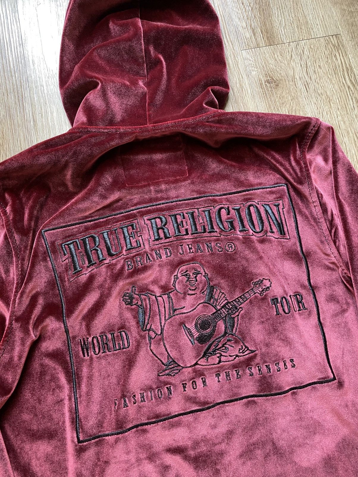 True Religion True Religion Velour Zip Up Hoodie Size US S / EU 44-46 / 1 - 4 Thumbnail