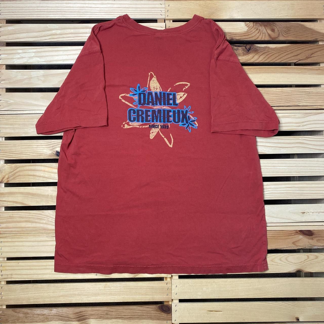 Daniel Cremieux Vintage Daniel Cremieux Orange Surf Tee Size Large Size US L / EU 52-54 / 3 - 1 Thumbnail