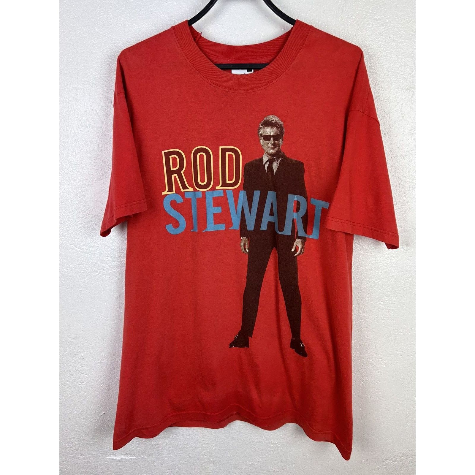 Band Tees 00s Vintage Rod Stewart 2002 Tour Short Sleeve T-Shirt Size US L / EU 52-54 / 3 - 1 Thumbnail