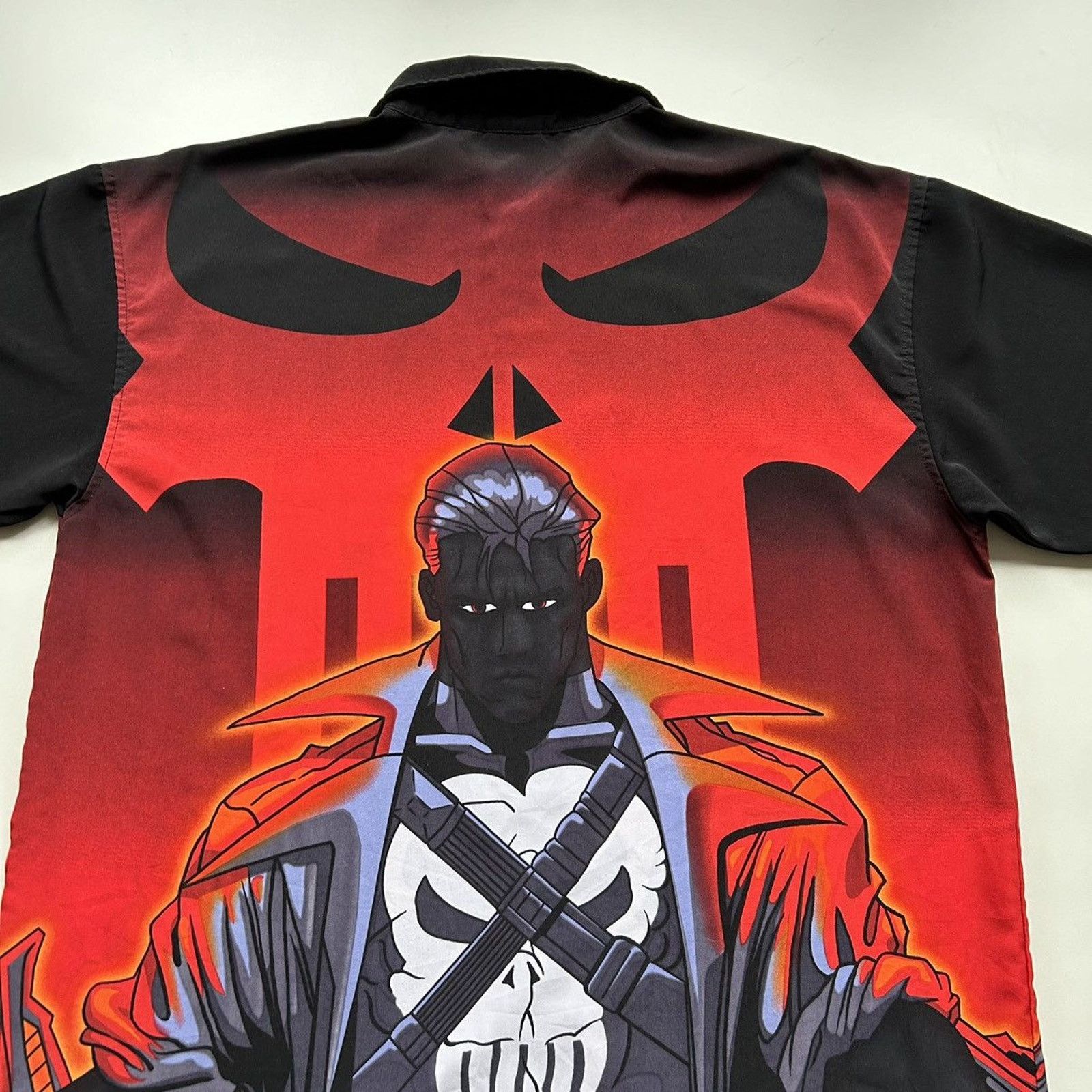 Marvel Comics Vintage Y2K The Punisher Marvel Comics Button Up Shirt Large Size US L / EU 52-54 / 3 - 4 Thumbnail