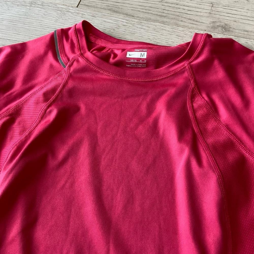Nike Nike Pink Short Sleeve Athletic Shirt Size M / US 6-8 / IT 42-44 - 3 Thumbnail