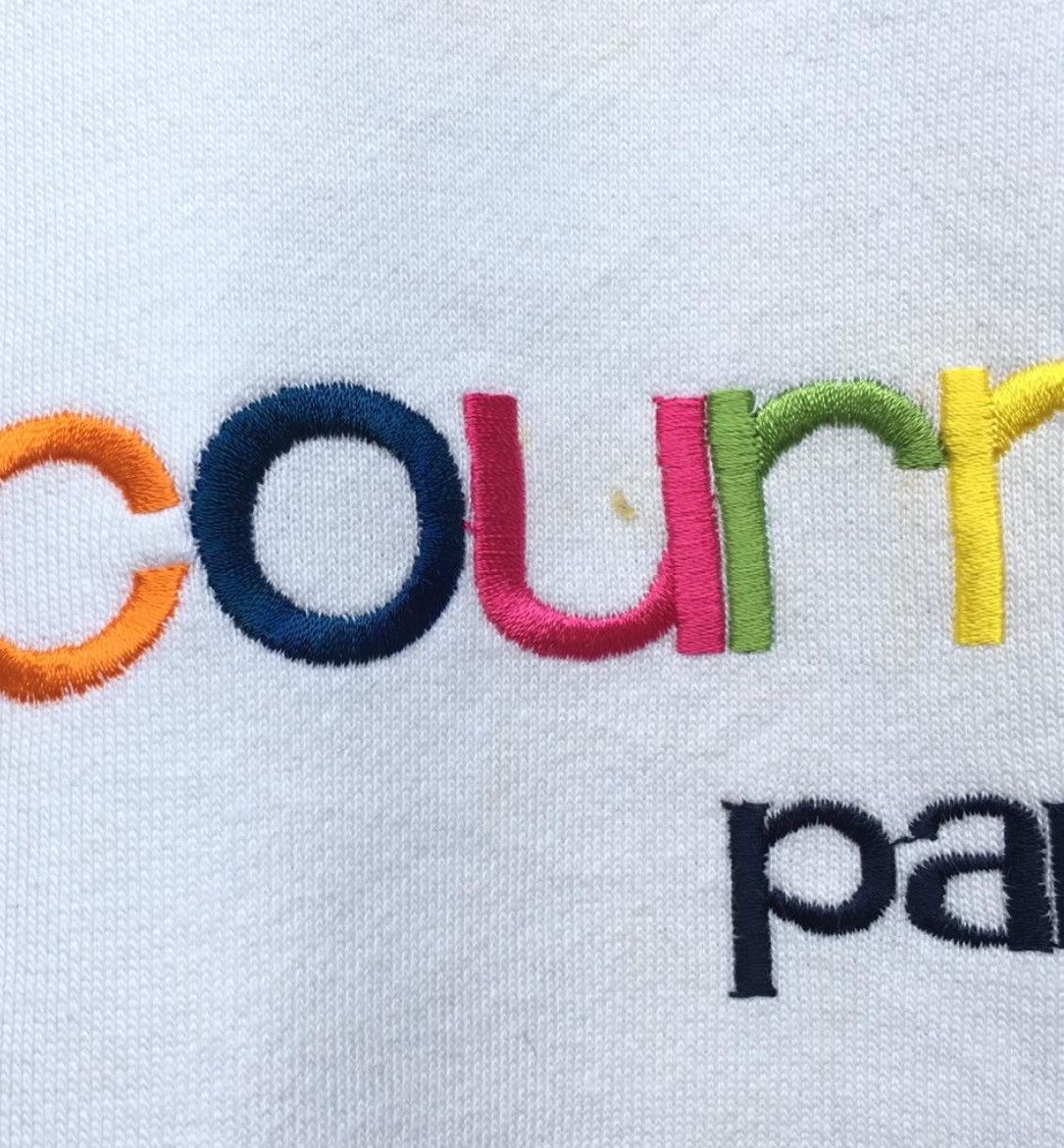 Courreges Vintage Courreges Paris Crewneck Embroidered Logo Size US S / EU 44-46 / 1 - 8 Thumbnail