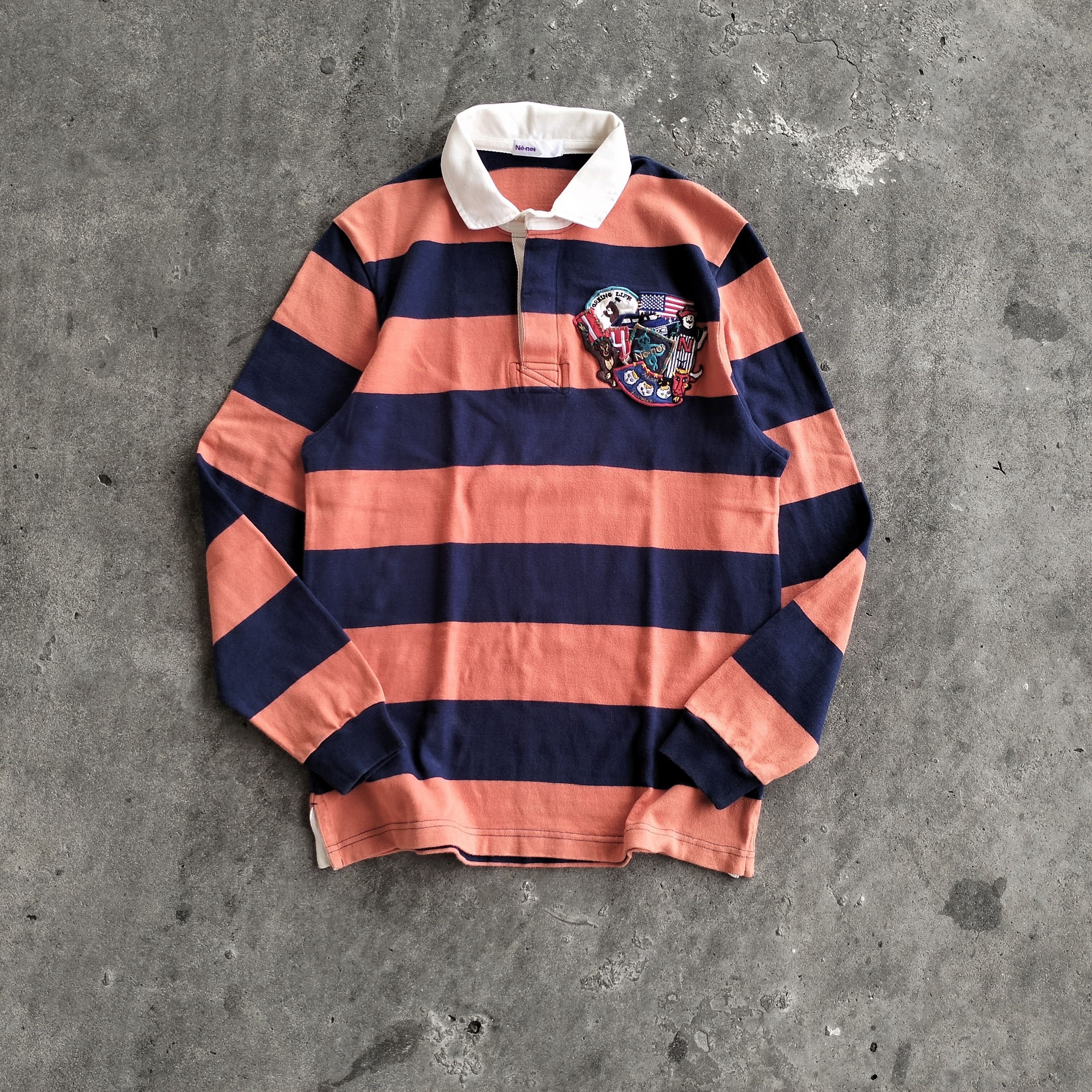 Ne-Net NE-NET ISSEY MIYAKE RUGBY SHIRT Size US M / EU 48-50 / 2 - 1 Thumbnail