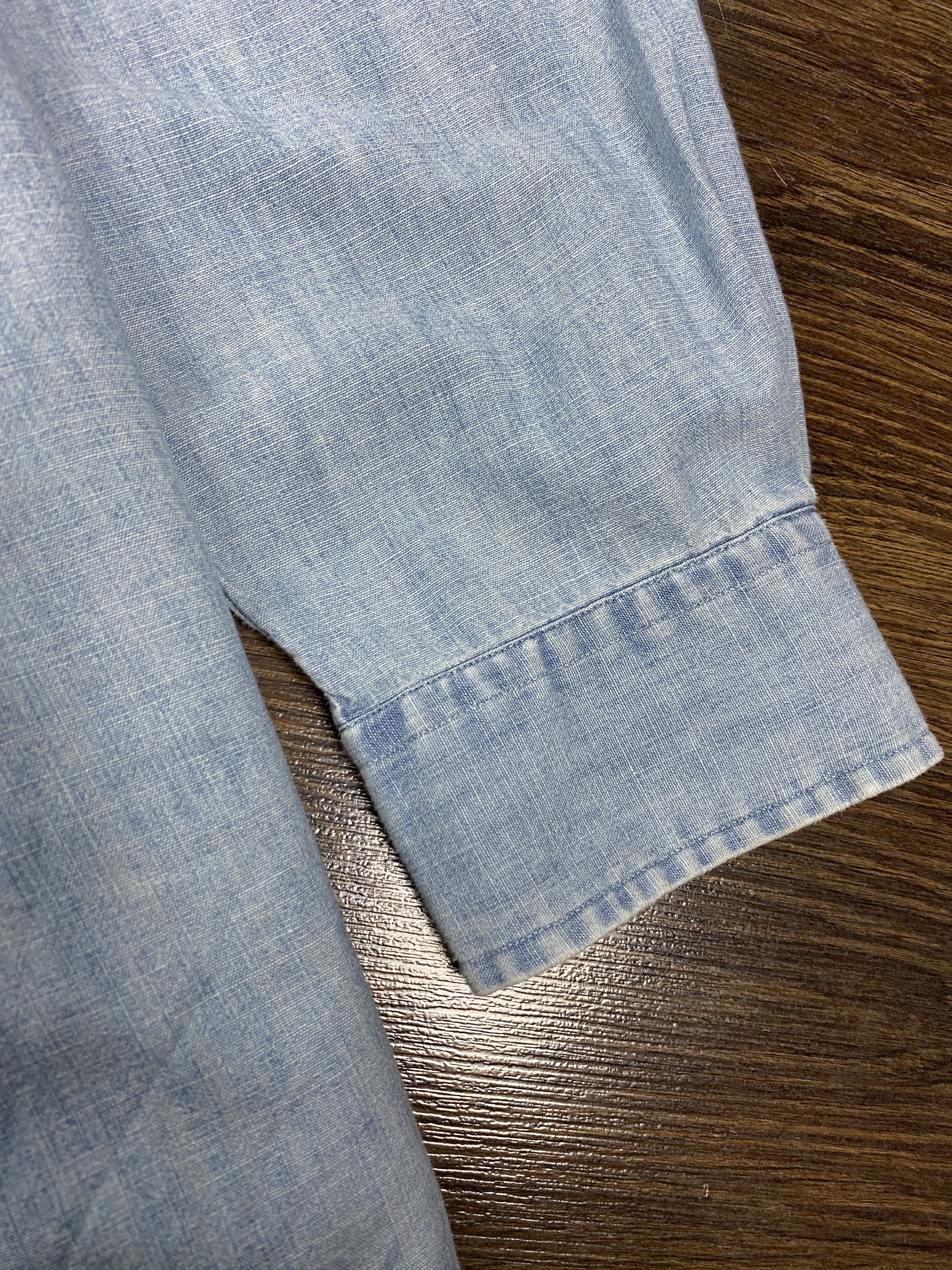 Polo Ralph Lauren Polo Ralph Lauren vintage long sleeve denim jeans shirt Size US XL / EU 56 / 4 - 5 Thumbnail