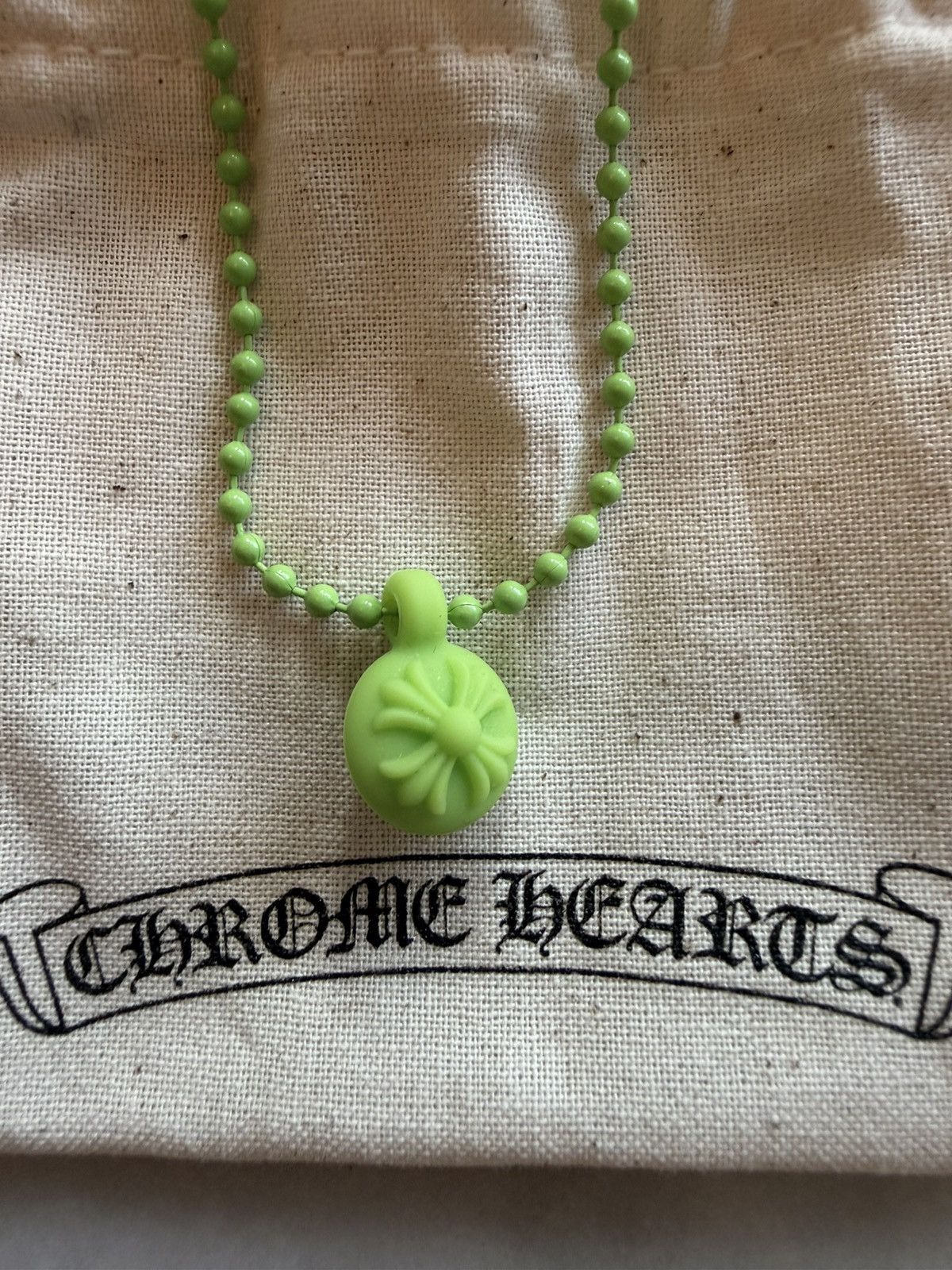 Chrome Hearts Chrome Heart Green Crossball Silicone Pendant Size ONE SIZE - 4 Thumbnail