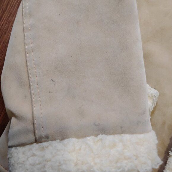 Other Vintage Wiman Western Shearling Suede Leather Coat Jacket Size US L / EU 52-54 / 3 - 7 Thumbnail