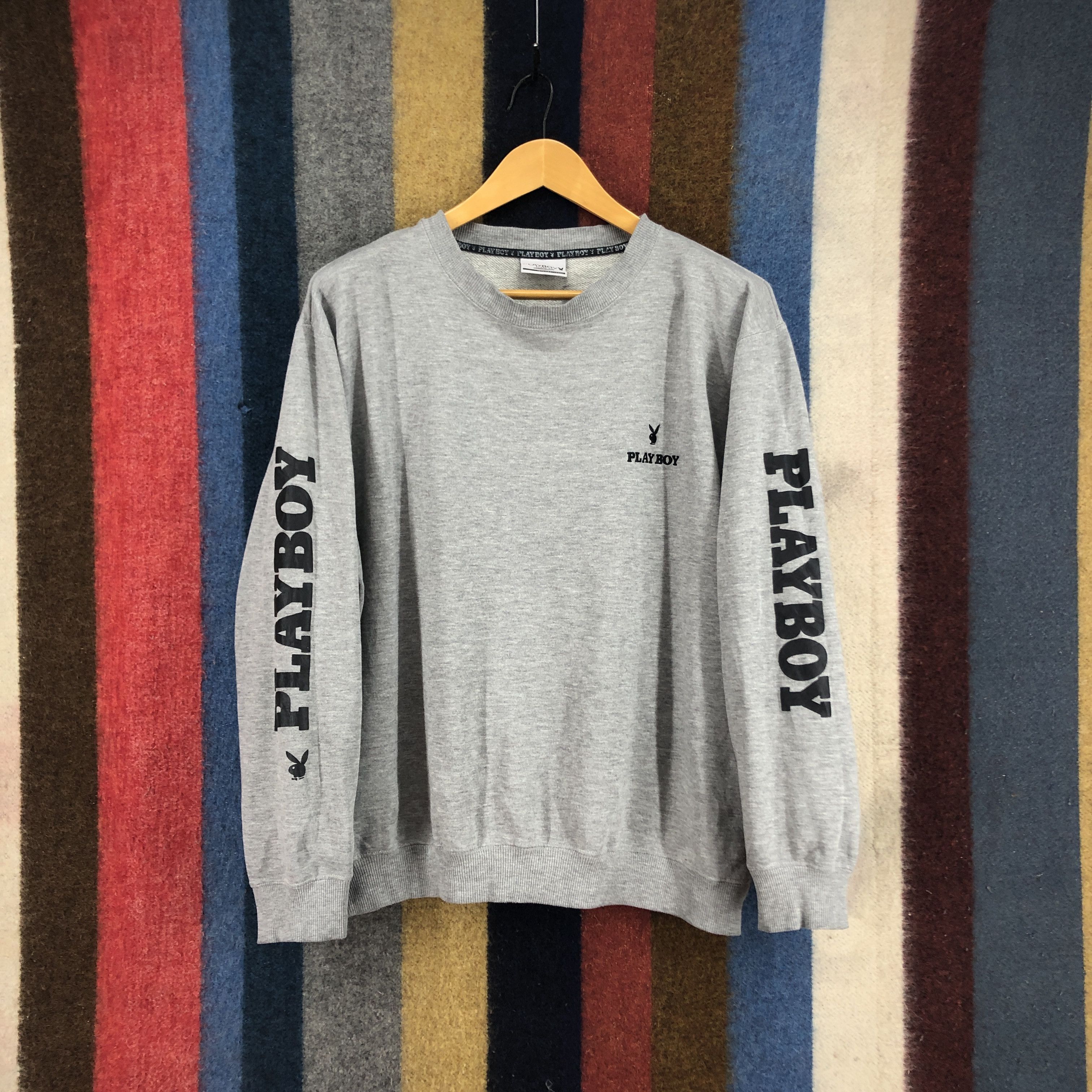 Playboy PLAYBOY SPORT Crew Neck Sweatshirt #0513/V Size US XL / EU 56 / 4 - 4 Thumbnail