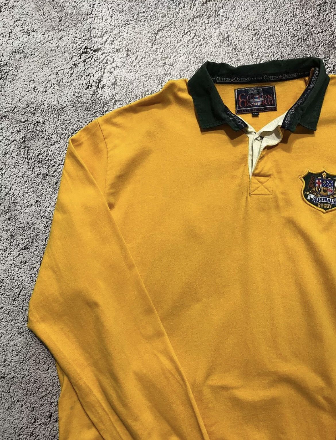Cotton Traders × Vintage Vintage Australia Rugby Jersey Rare Shirt Long Sleeve Rare Size US XXL / EU 58 / 5 - 3 Thumbnail