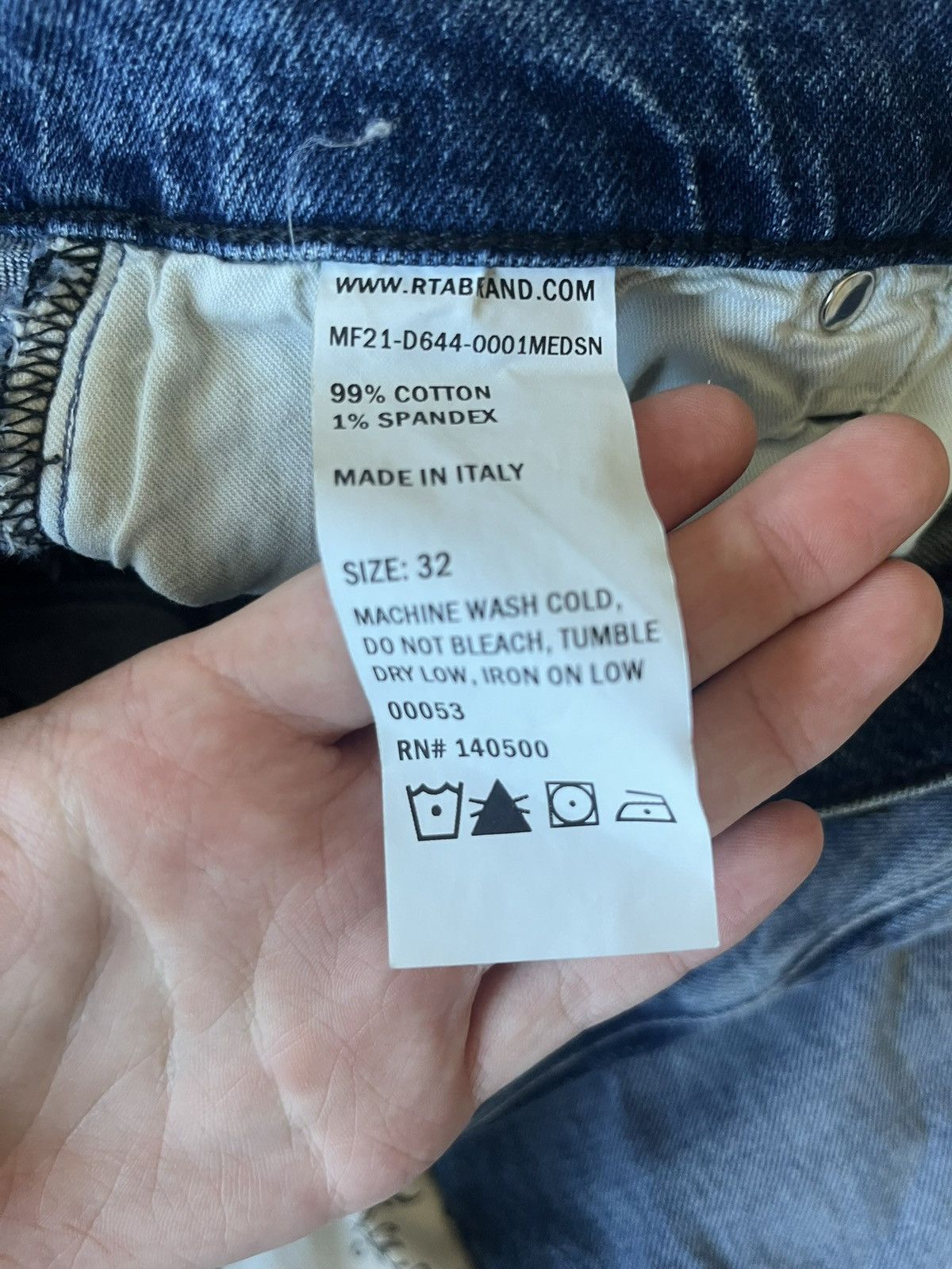 Rta Rta sinners jeans Size US 32 / EU 48 - 6 Thumbnail