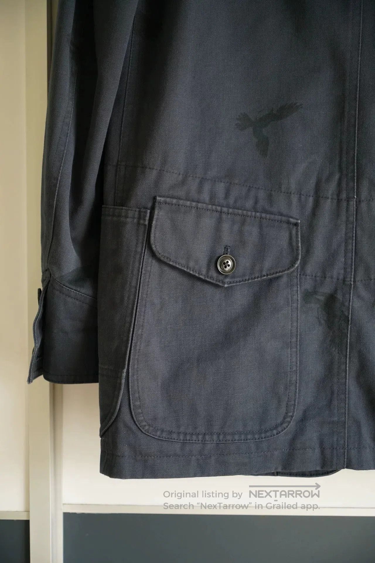 Yohji Yamamoto Yohji Yamamoto Raven Print Suit Jacket. Size US M / EU 48-50 / 2 - 4 Thumbnail