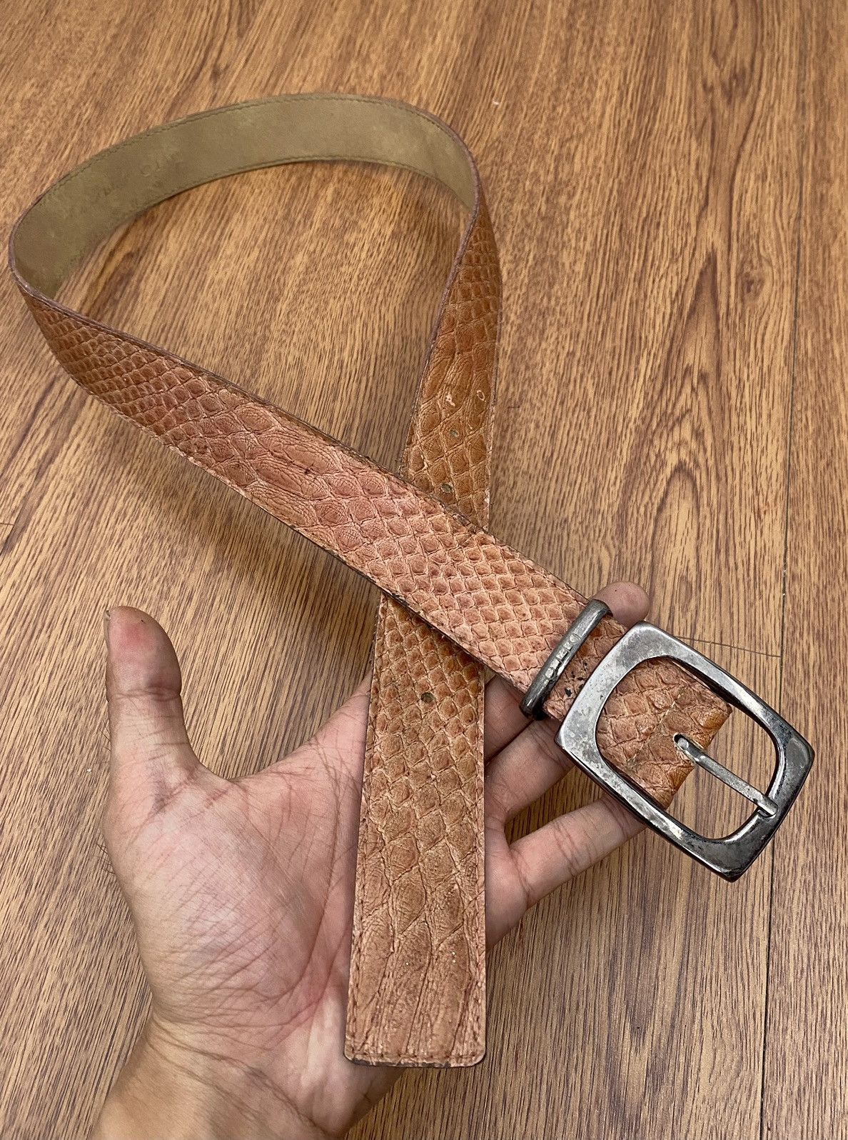 If Six Was Nine Snakeskin belt Size ONE SIZE - 2 Thumbnail