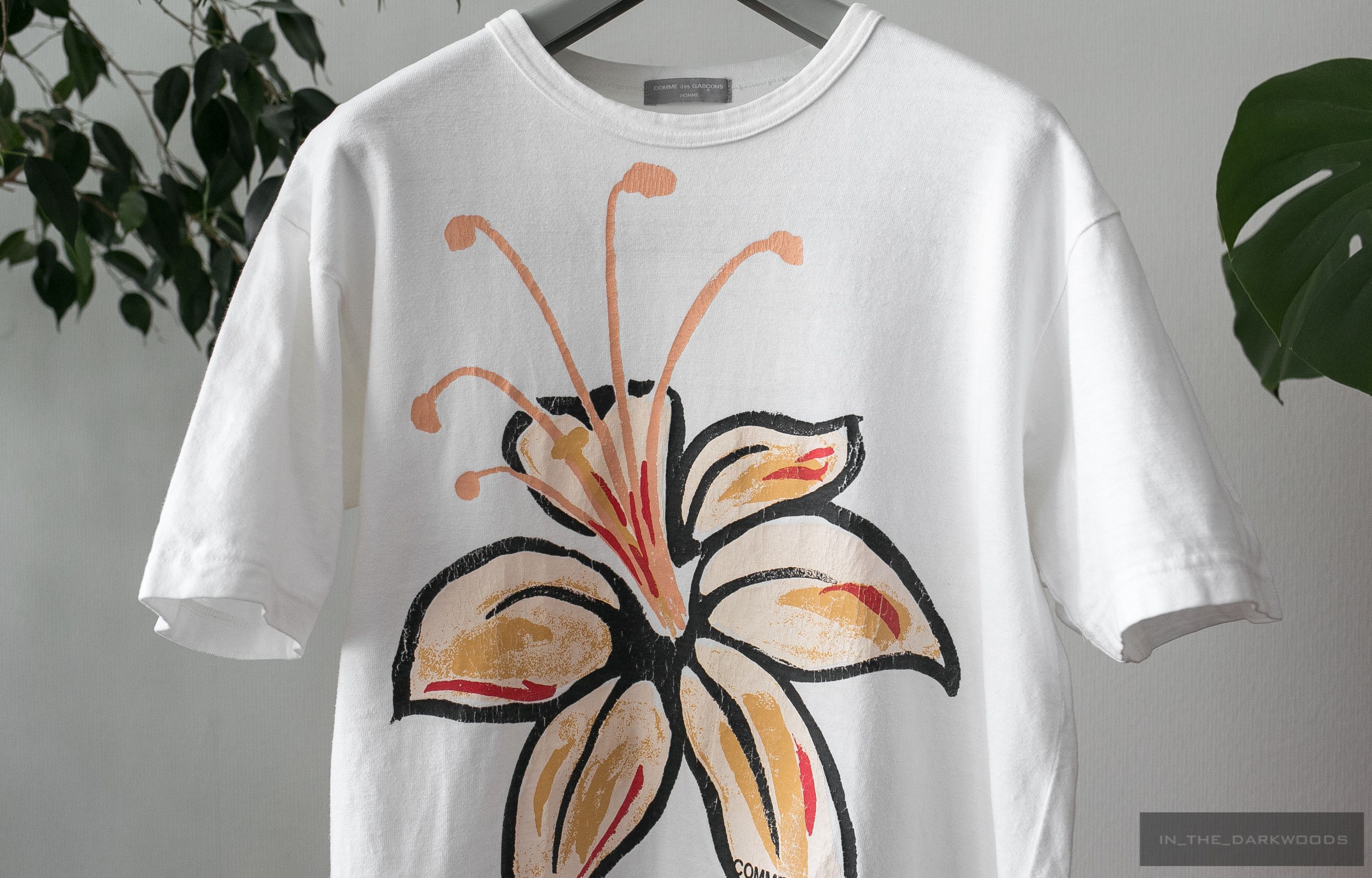 Comme des Garcons Homme floral printed tee 2003SS Size US M / EU 48-50 / 2 - 3 Thumbnail