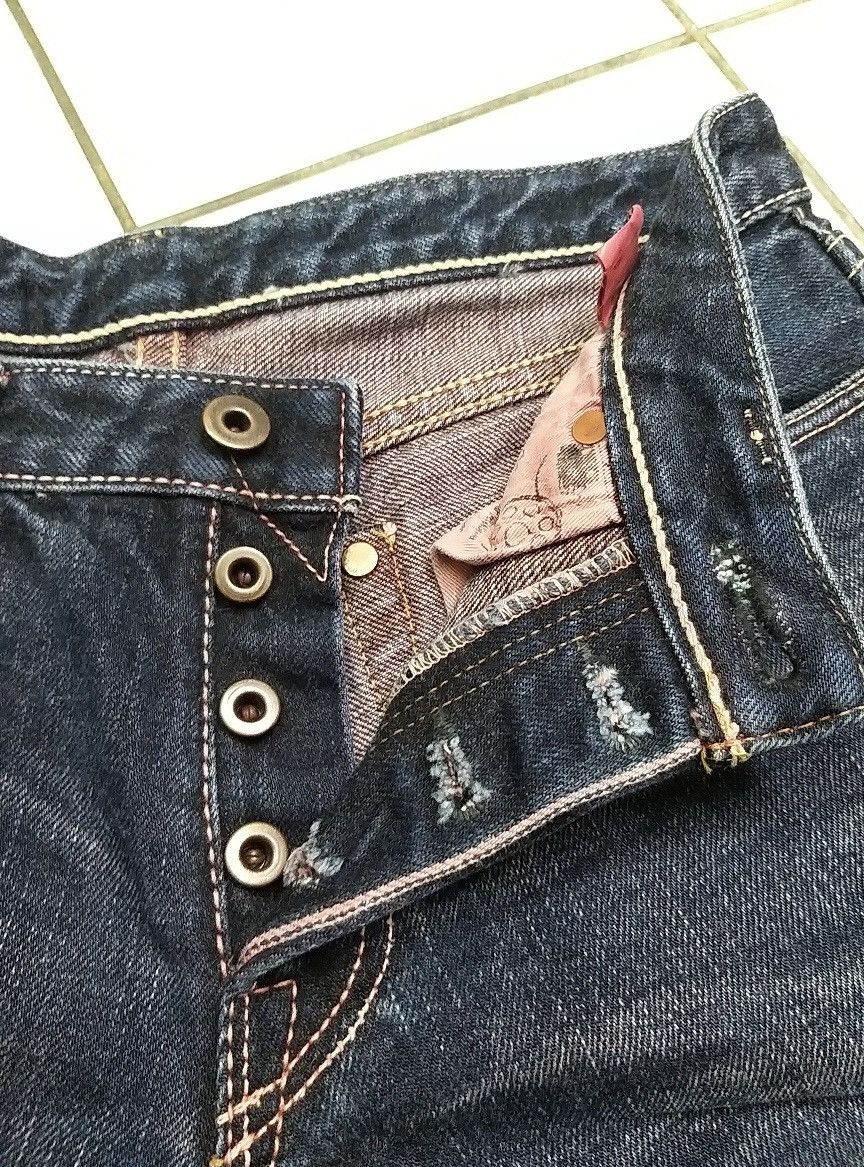Japanese Brand GRAPH ZERO +/- MISUZU SELVEDGE 16OZ KOJIMA JAPAN JEANS Size US 30 / EU 46 - 7 Thumbnail
