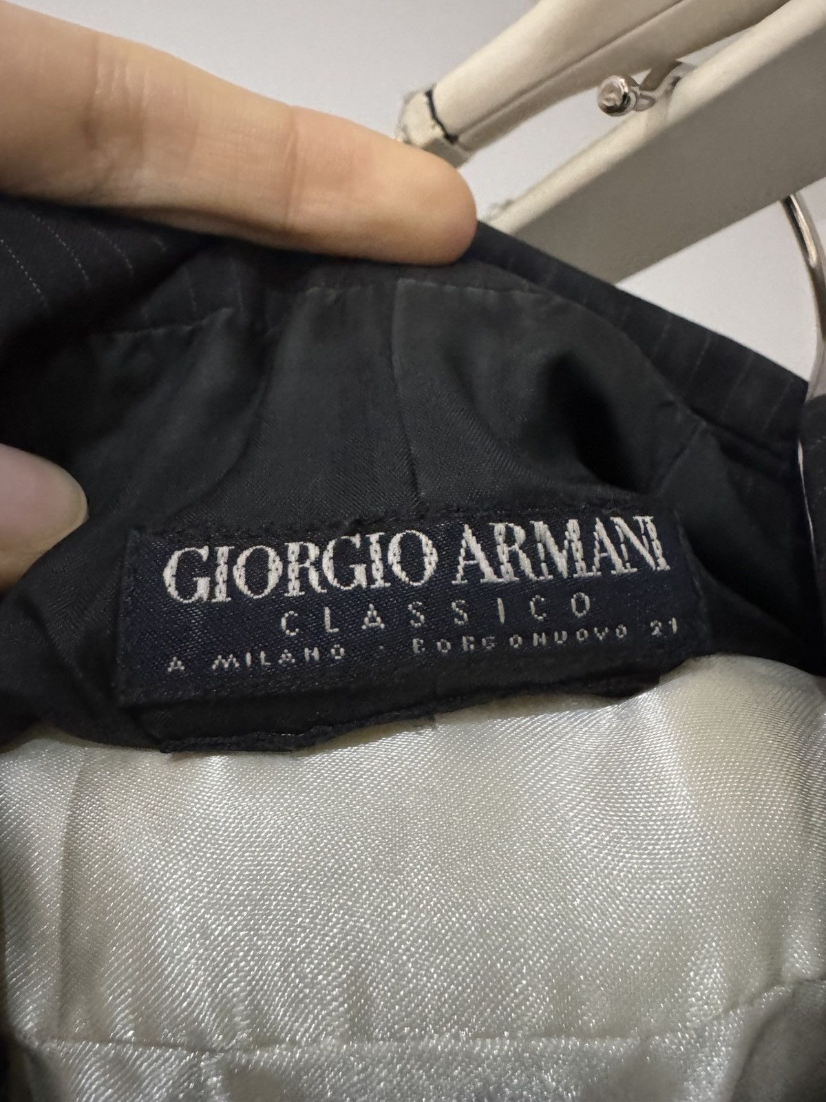 Giorgio Armani Giorgio Armani Genuine Wool Blazer Size M / US 6-8 / IT 42-44 - 10 Thumbnail