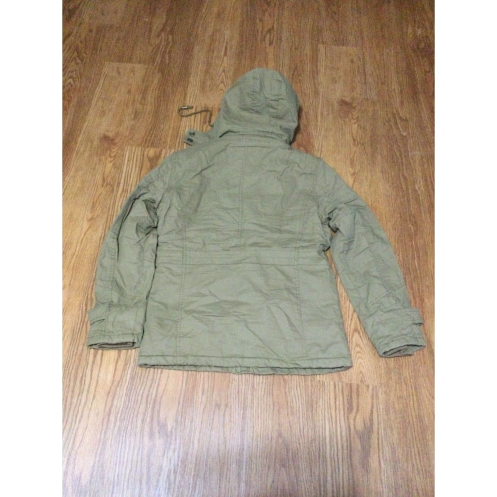Vintage H.T. Niao Military Jacket Lined Men's Khaki Full Snap Pockets Sz Large Size US L / EU 52-54 / 3 - 6 Thumbnail