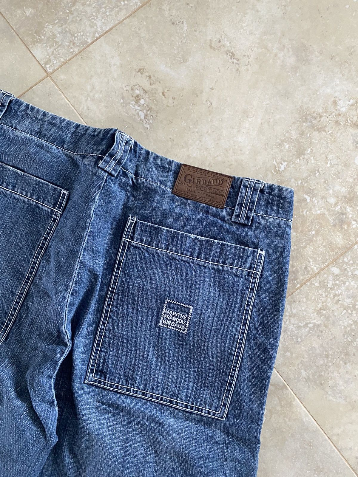 Marithe + Francois Girbaud Vintage Crazy Denim Marithe Francois Girbaud Baggy Shorts Size US 38 / EU 54 - 13 Thumbnail