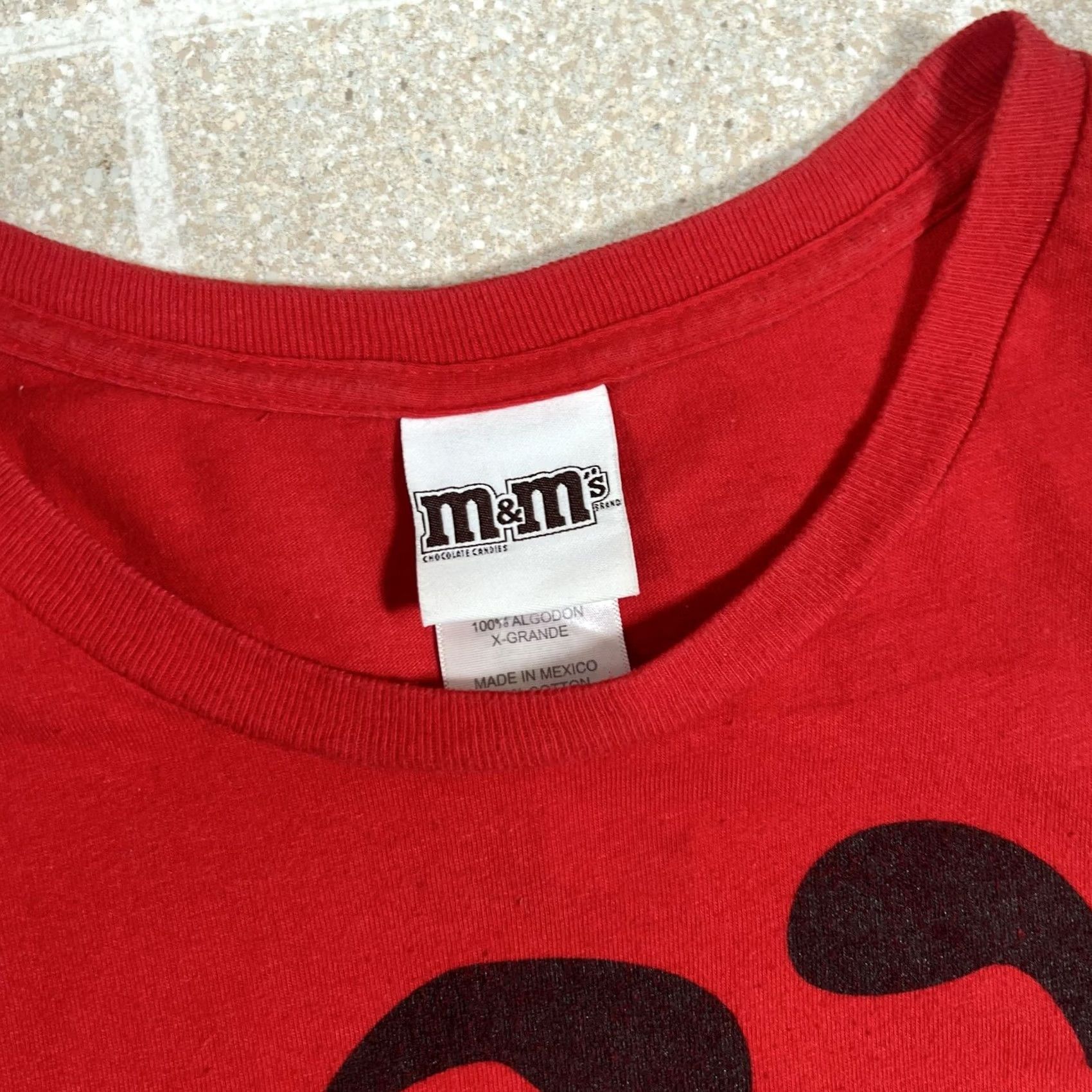 Vintage VINTAGE M&M World Red M&M All Over Print Short Sleeve T Shirt XL Men Size Red Candy 90s Theme Mens Size US XL / EU 56 / 4 - 3 Thumbnail