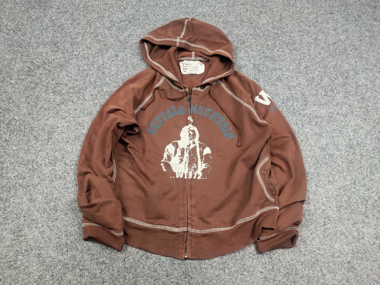 Japanese Brand Vintage Japan Hysteric Glamour Style Y2K Croped Zip Hoodie Size XL / US 12-14 / IT 48-50 - 2 Thumbnail