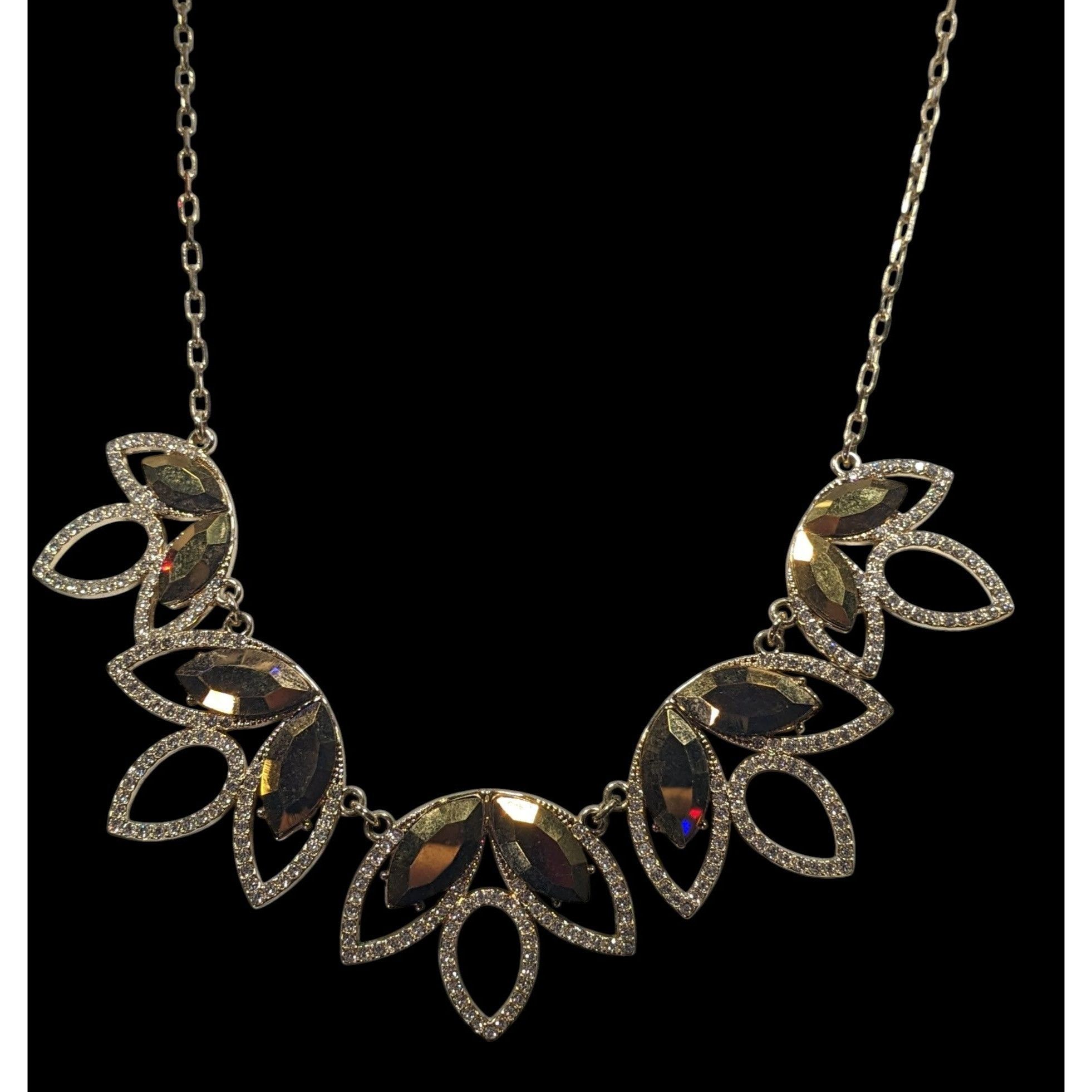 Other INC Floral Glam Gold Tone Statement Necklace Size ONE SIZE - 2 Thumbnail