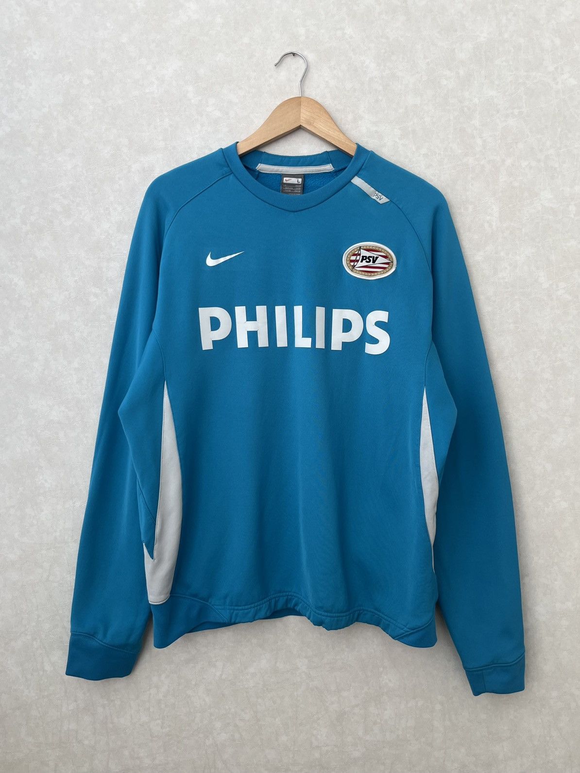 Nike PSV Eindhoven Nike Football Sweatshirt #9 Weber 00s Size US L / EU 52-54 / 3 - 1 Thumbnail