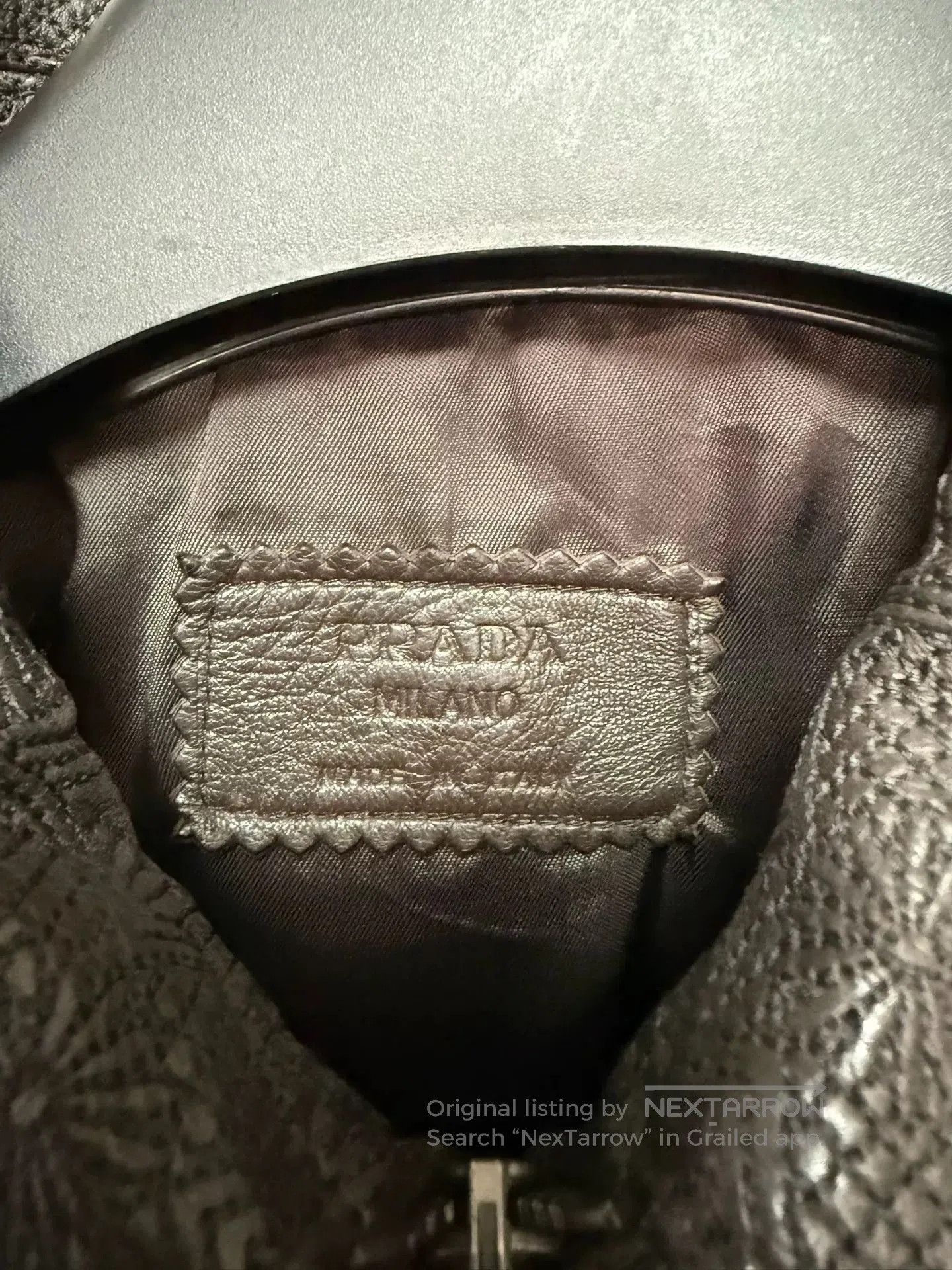 Prada Prada Runway Embroidered Leather Jacket 46. Size US S / EU 44-46 / 1 - 3 Thumbnail