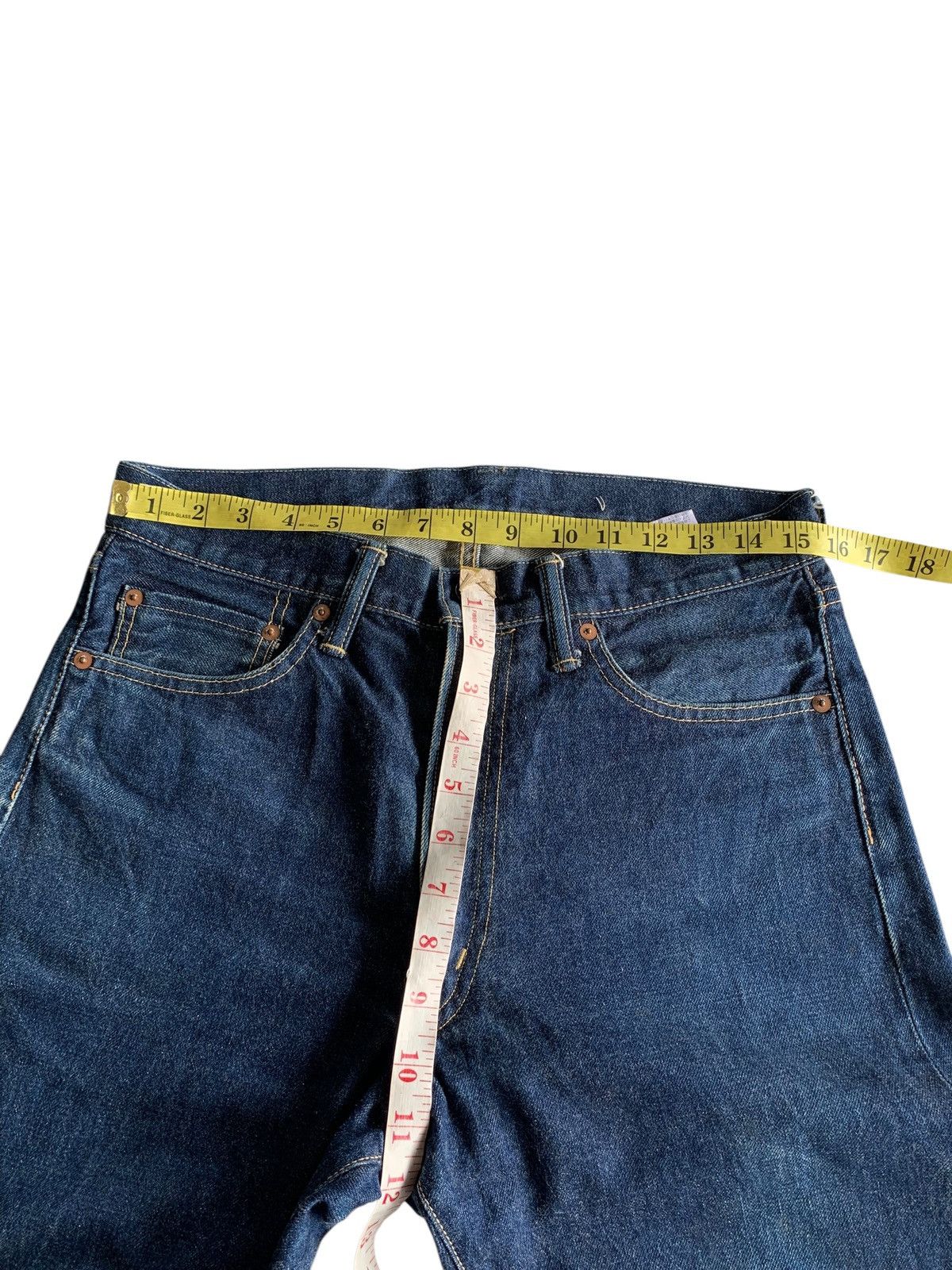 Japanese Brand VINTAGE JAPANESE UNBRAND SELVEDGE RAW DENIM Size US 32 / EU 48 - 17 Thumbnail