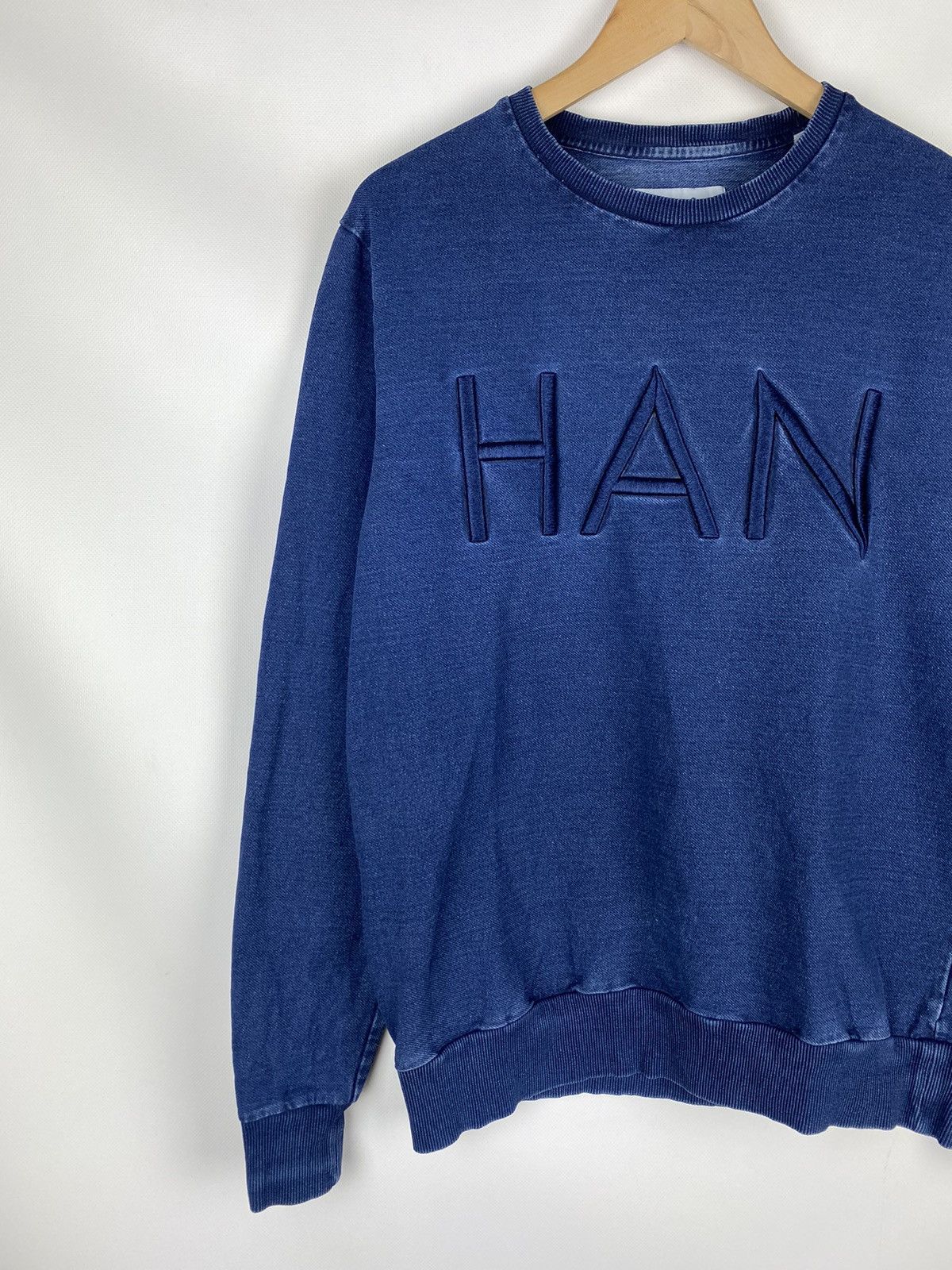 Han Kjobenhavn Han Kjobenhavn Bla men’s denim style sweatshirt pullover Size US L / EU 52-54 / 3 - 2 Thumbnail