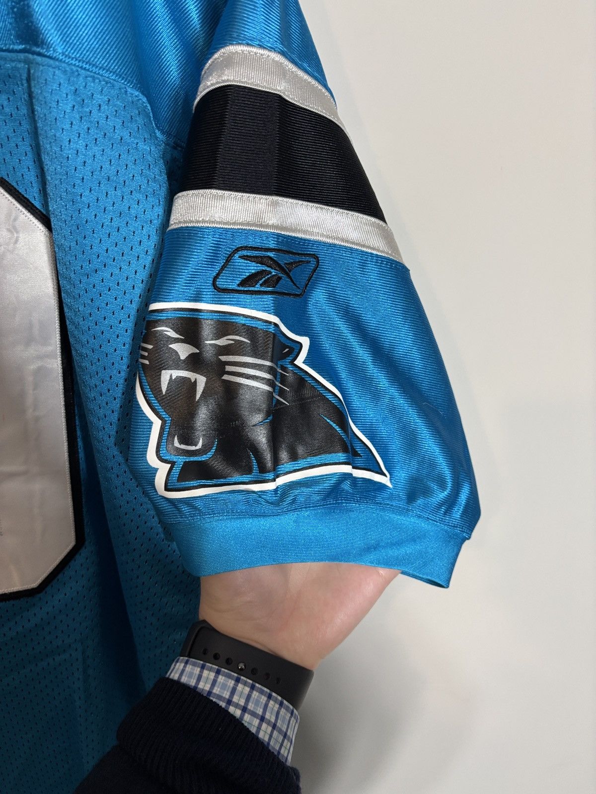 Reebok Vtg Reebok OnField Johnson Carolina Panthers Jersey 52 Size US XL / EU 56 / 4 - 4 Thumbnail