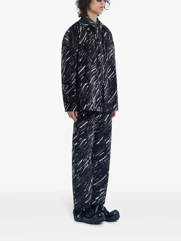 Marni o1w1db11125 Sketch-Style Print Shirt in Black Size US M / EU 48-50 / 2 - 5 Thumbnail