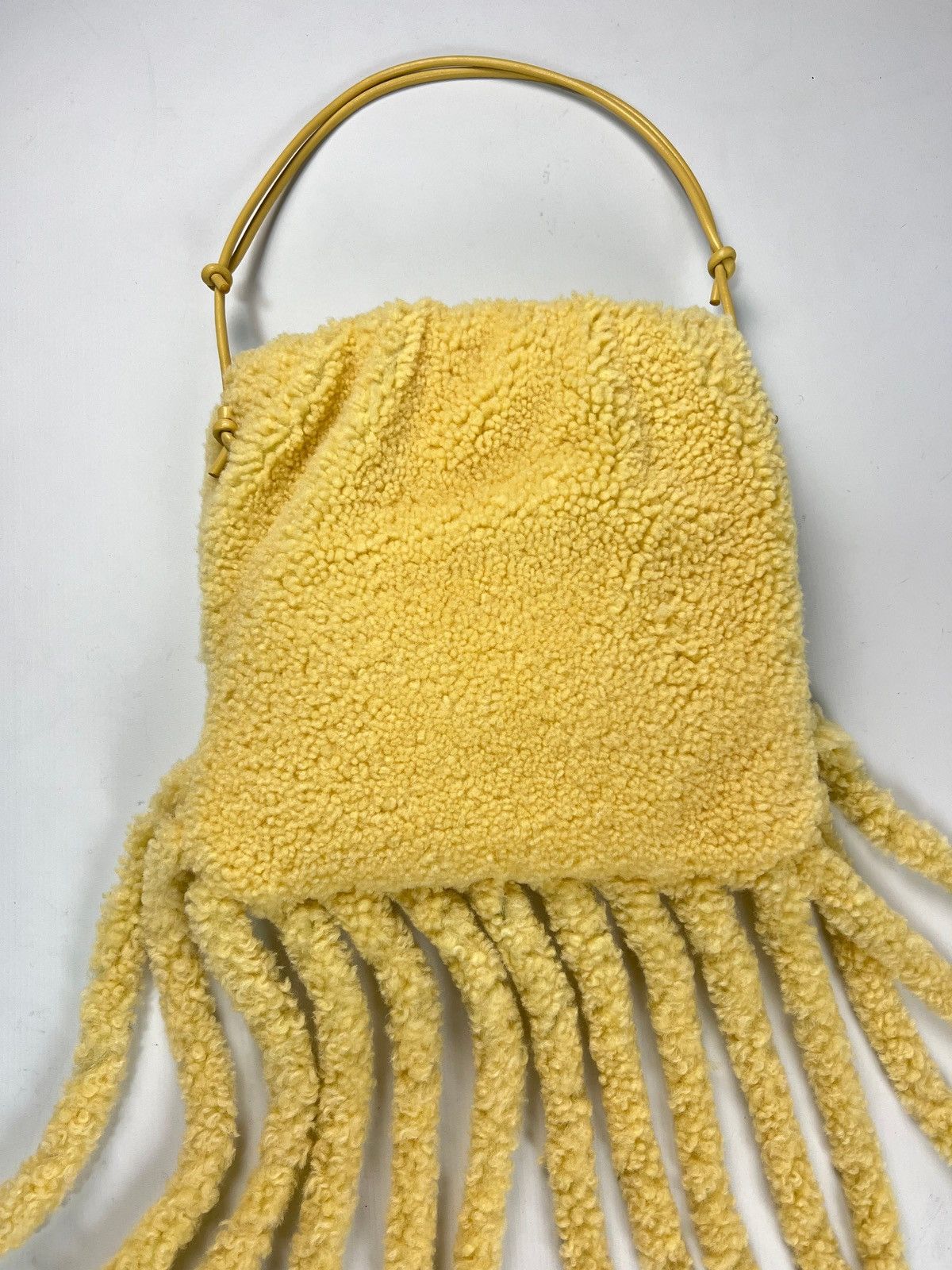 Bottega Veneta BOTTEGA VENETA RUNWAY SHEARLING SQUID BAG SZ:OS Size ONE SIZE - 6 Thumbnail