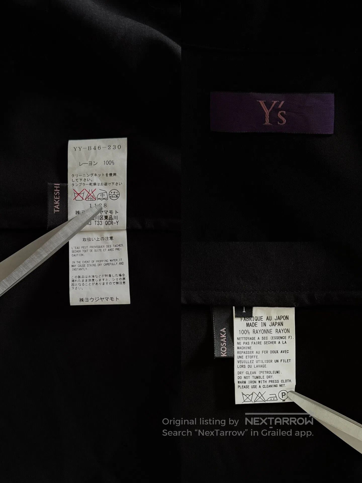 Y's y's pink label Yohji Yamamoto shirt. Size S / US 4 / IT 40 - 9 Thumbnail