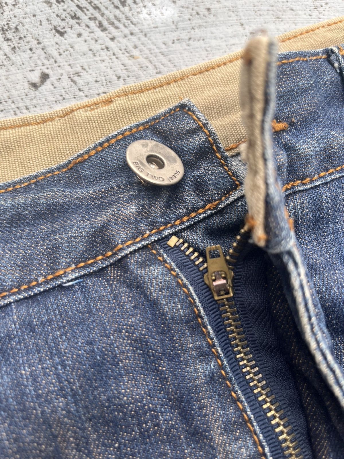 JNCO Vintage Big Two Baggy Denim Jorts Y2K Skater Style Size US 31 - 2 Thumbnail