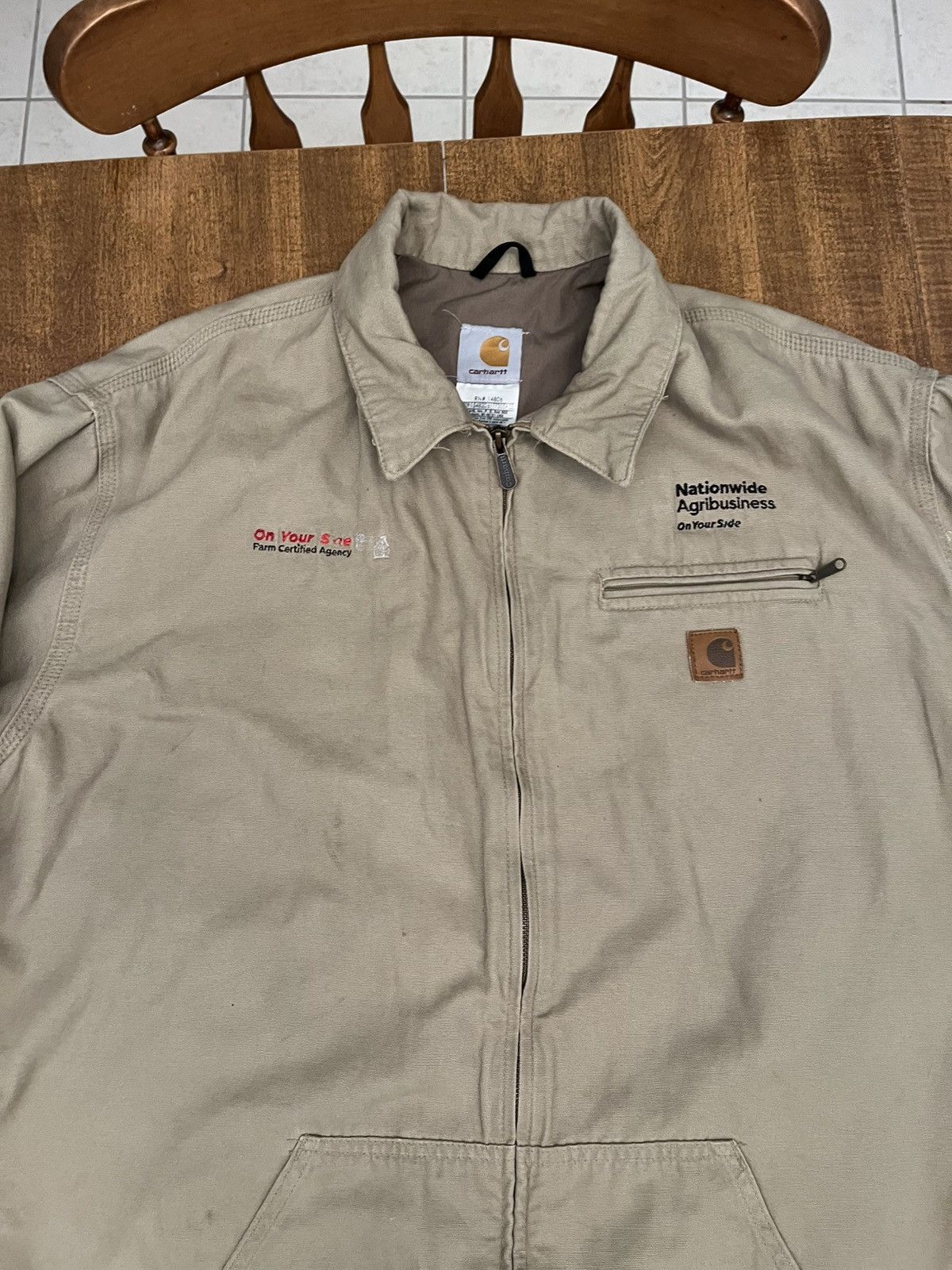 Carhartt 2006 Detroit Tan Jacket 2XL Size US XXL / EU 58 / 5 - 2 Thumbnail
