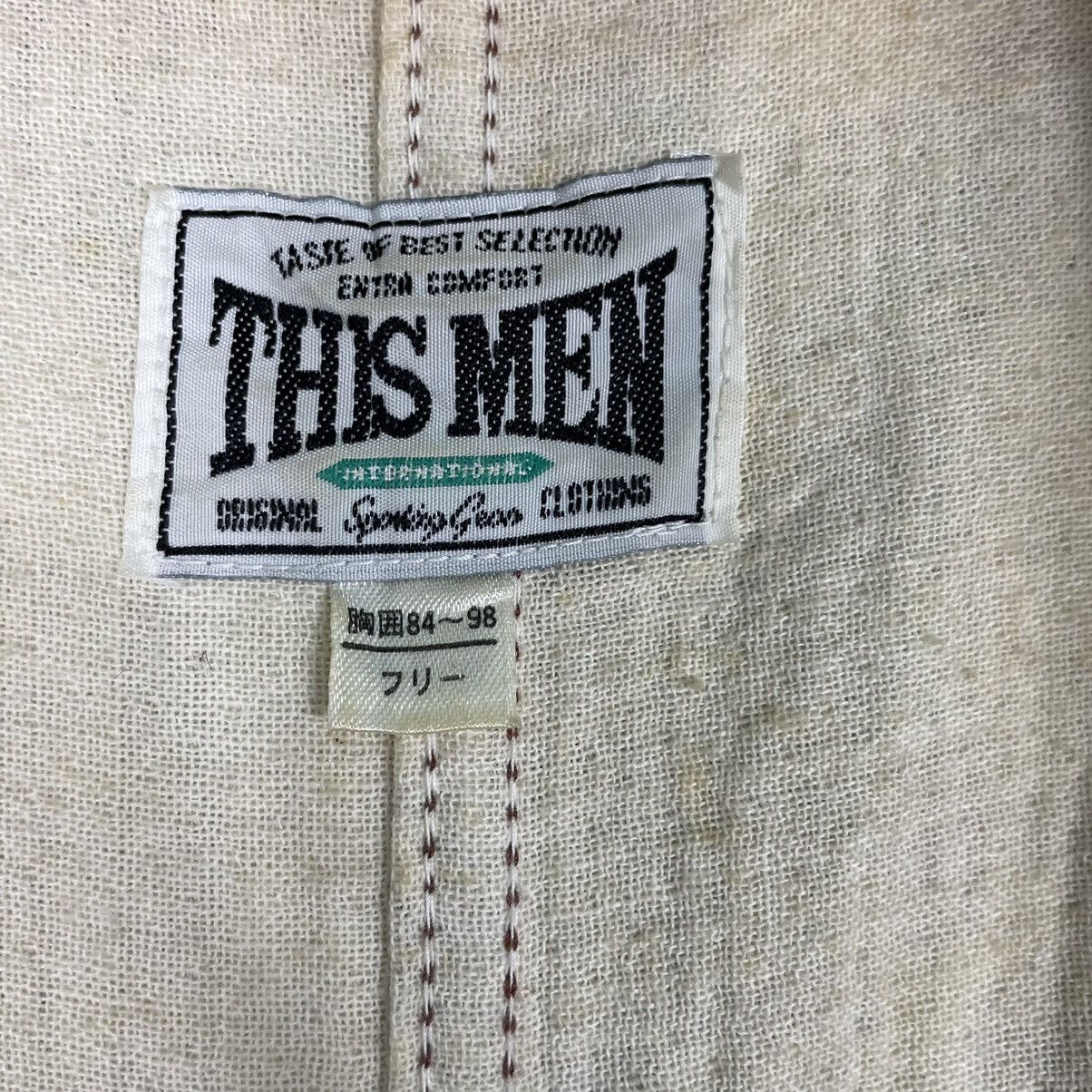 Issey Miyake × Japanese Brand × Vintage 💥THIS MEN JAPAN PATCHWORK BAGGY BUTTON JACKET Size US XL / EU 56 / 4 - 15 Thumbnail