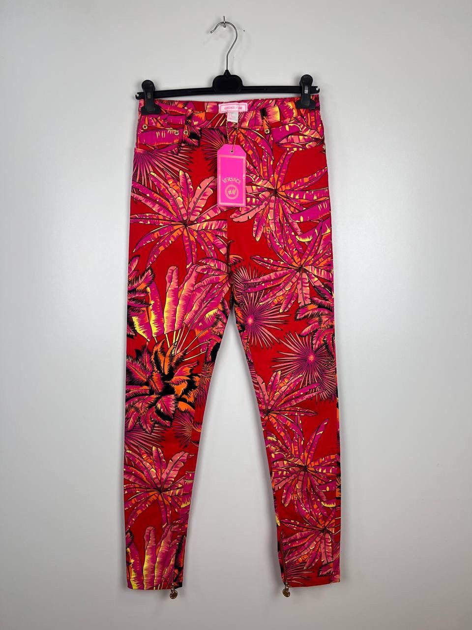 H&M × Versace Versace H&M flower luxury pant size US 8 Size 30" / US 8 / IT 44 - 1 Thumbnail